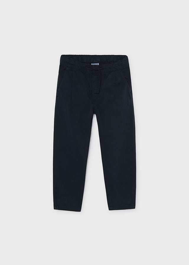 Pantalone in Cotone Caldo Blu Mayoral