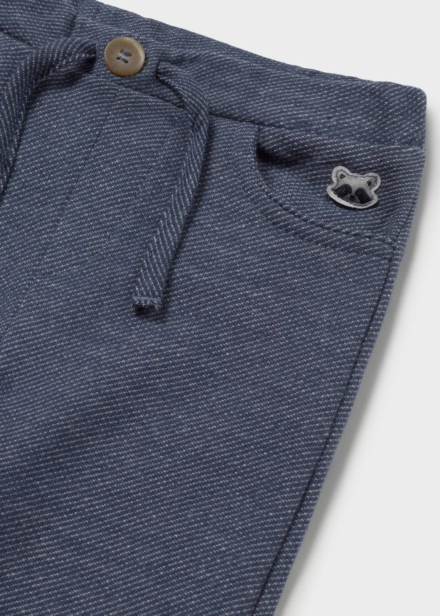 Pantalone in Cotone Caldo Blu Mayoral - Noi da piccoli