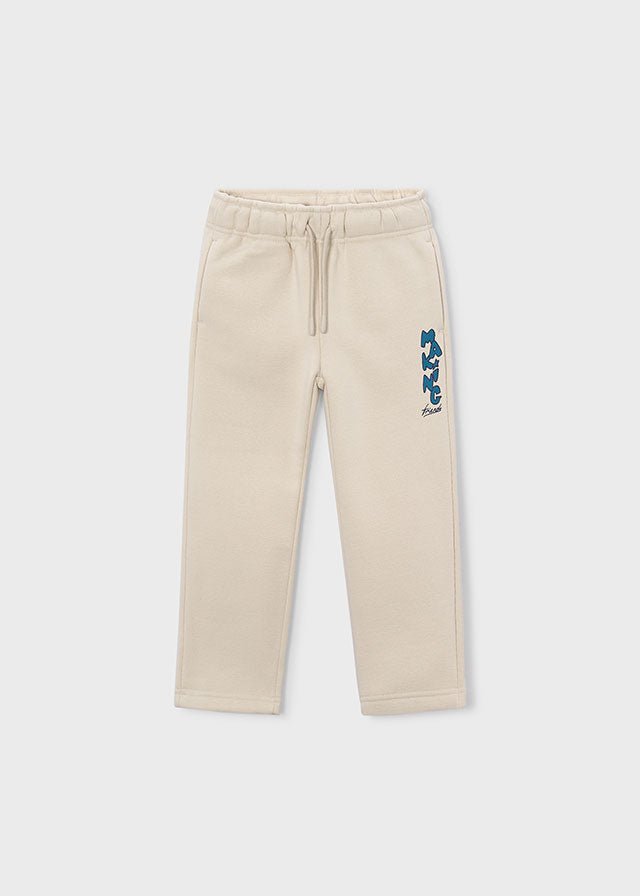 Pantalone in Cotone Caldo Crema Mayoral