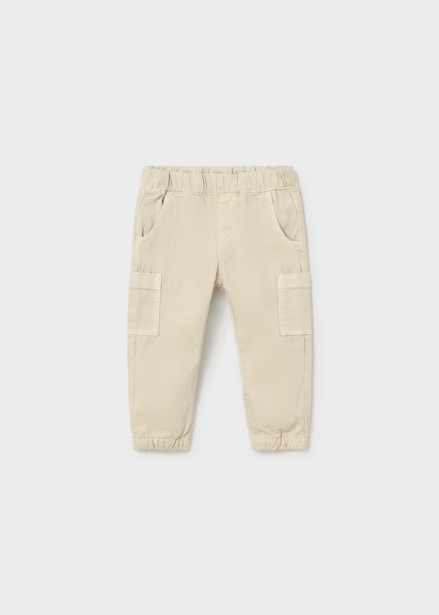 Pantalone in Cotone Caldo Panna Mayoral - Noi da piccoli