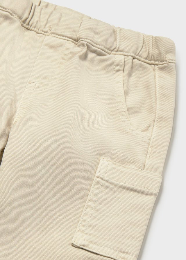 Pantalone in Cotone Caldo Panna Mayoral - Noi da piccoli