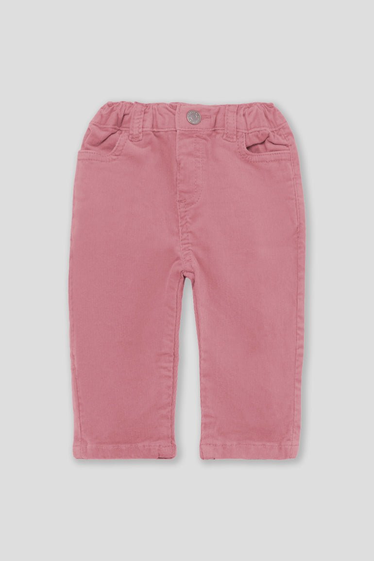 PANTALONE IN COTONE CALDO ROSA