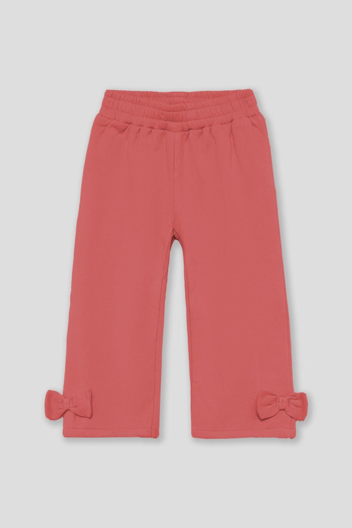 PANTALONE IN COTONE CALDO ROSA