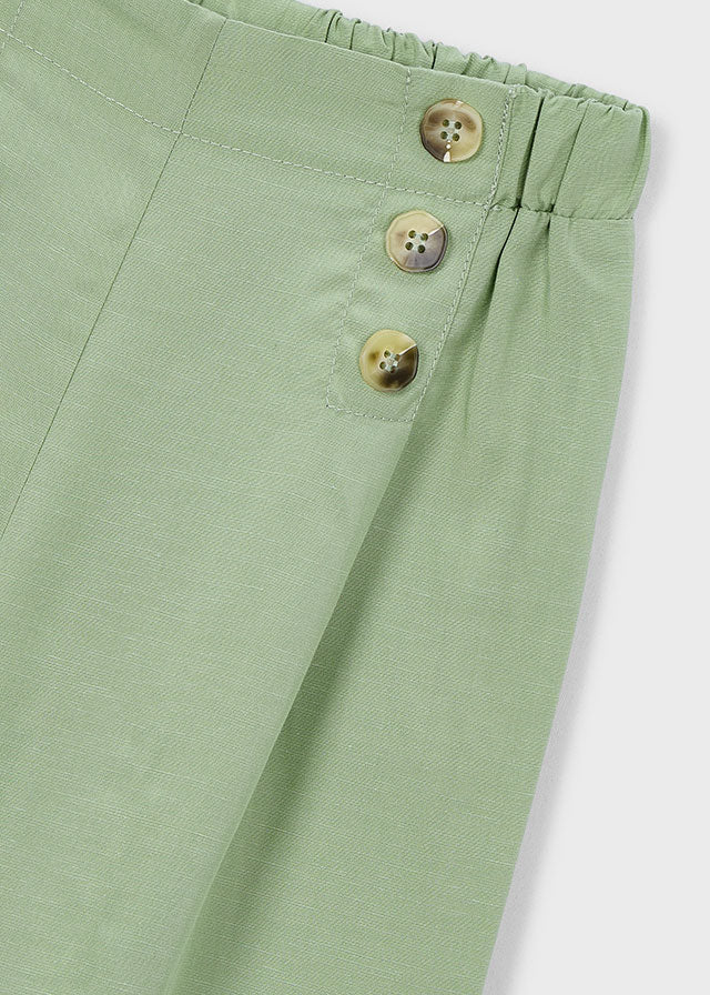 PANTALONE IN COTONE VERDE - Noi da piccoli
