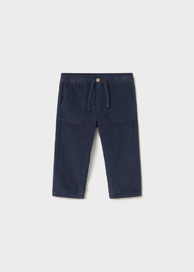 PANTALONE IN VELLUTO BLU - Noi da piccoli