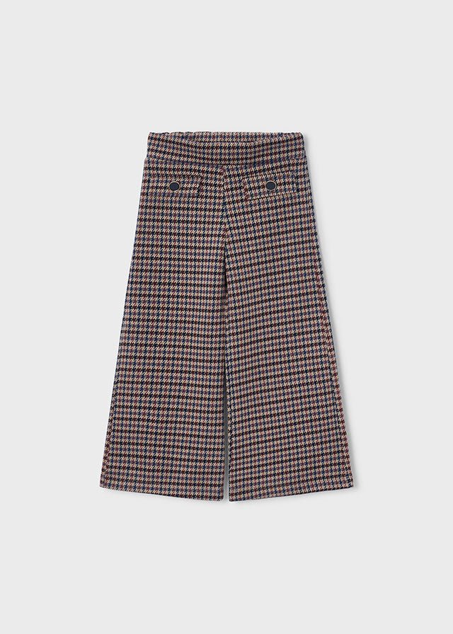 PANTALONE JACQUARD BEIGE IN COTONE CALDO - Noi da piccoli
