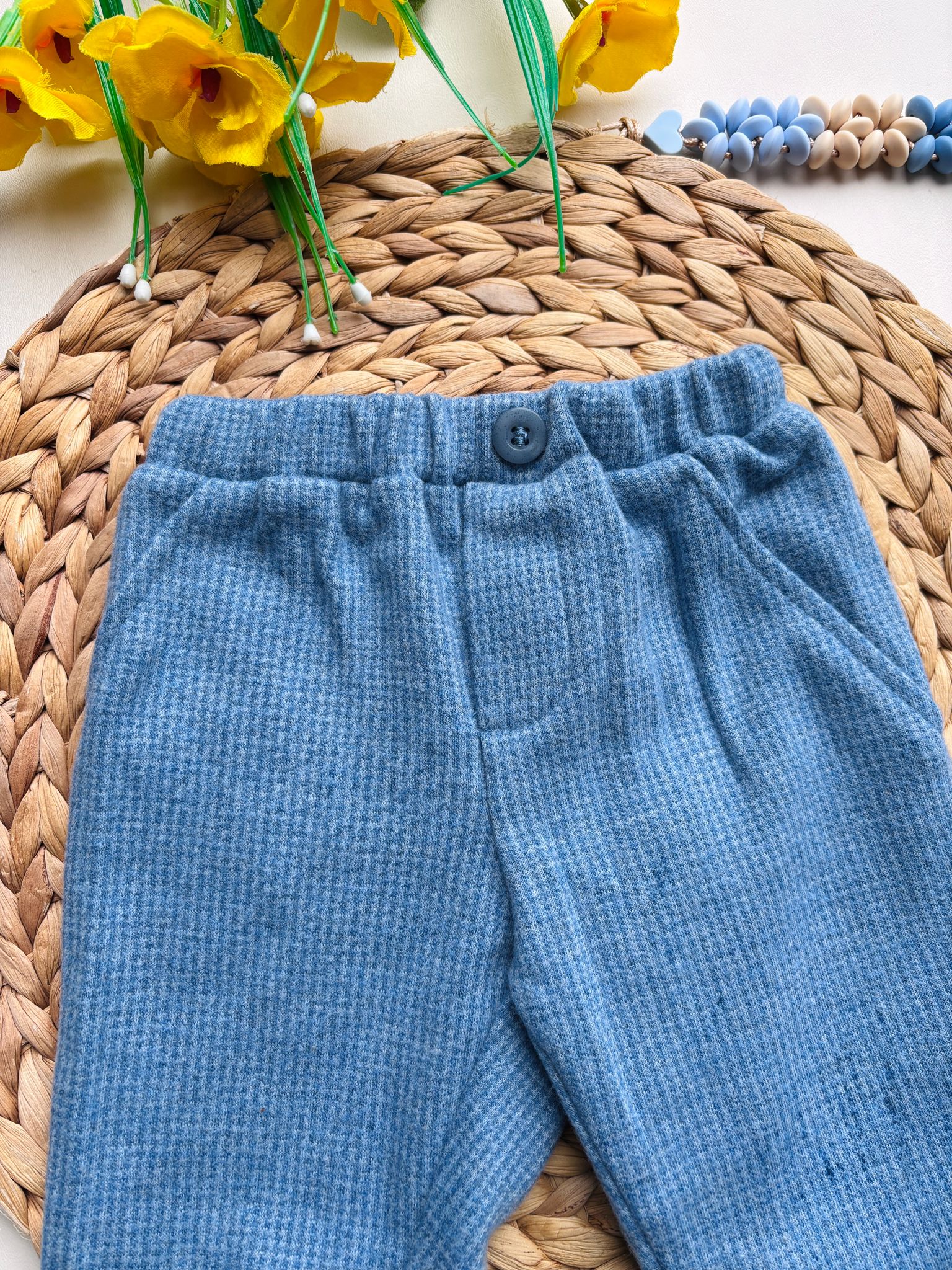 PANTALONE NEONATO IN CALDO COTONE ARTICO - Noi da piccoli