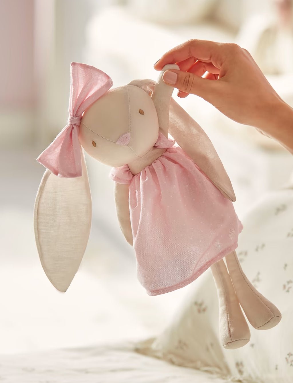 PELUCHE ROSA CONIGLIETTO - Noi da piccoli