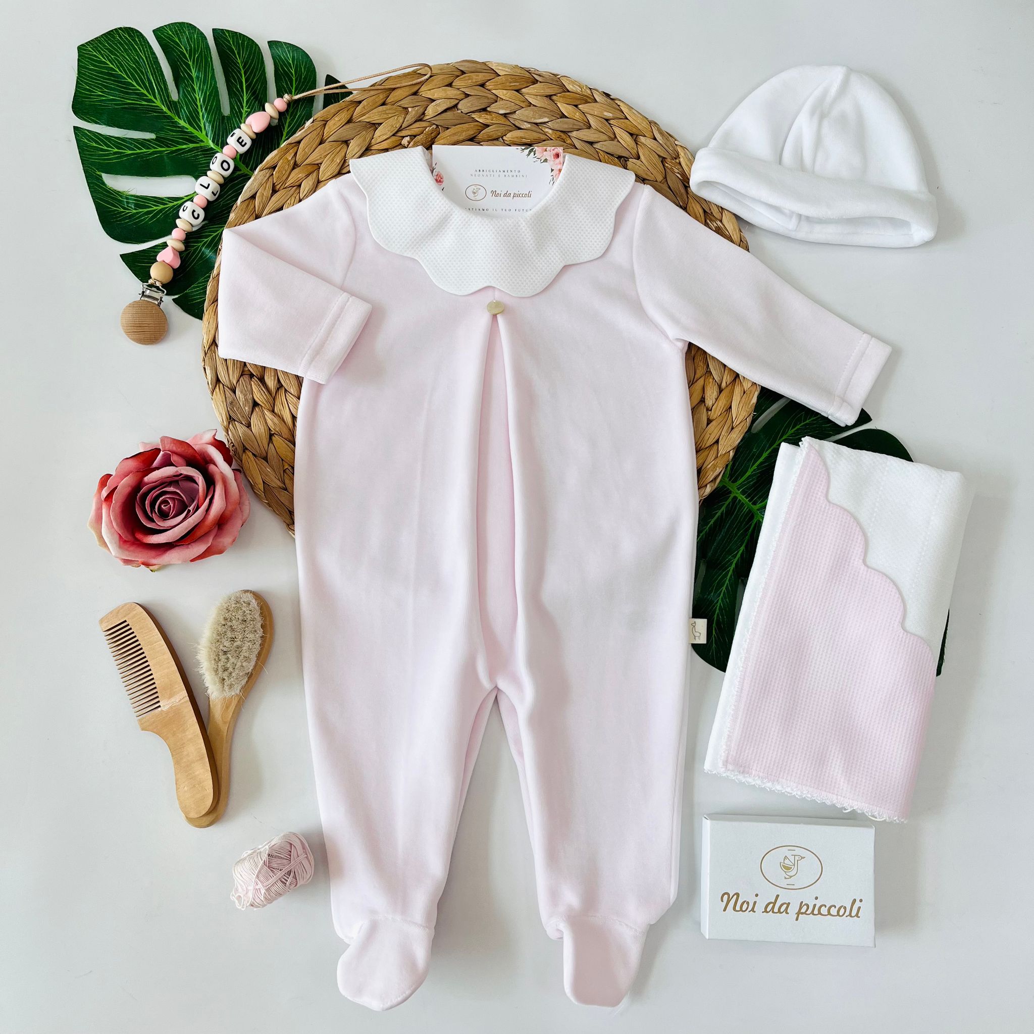 PINK VELVET CLOUD ONESIE