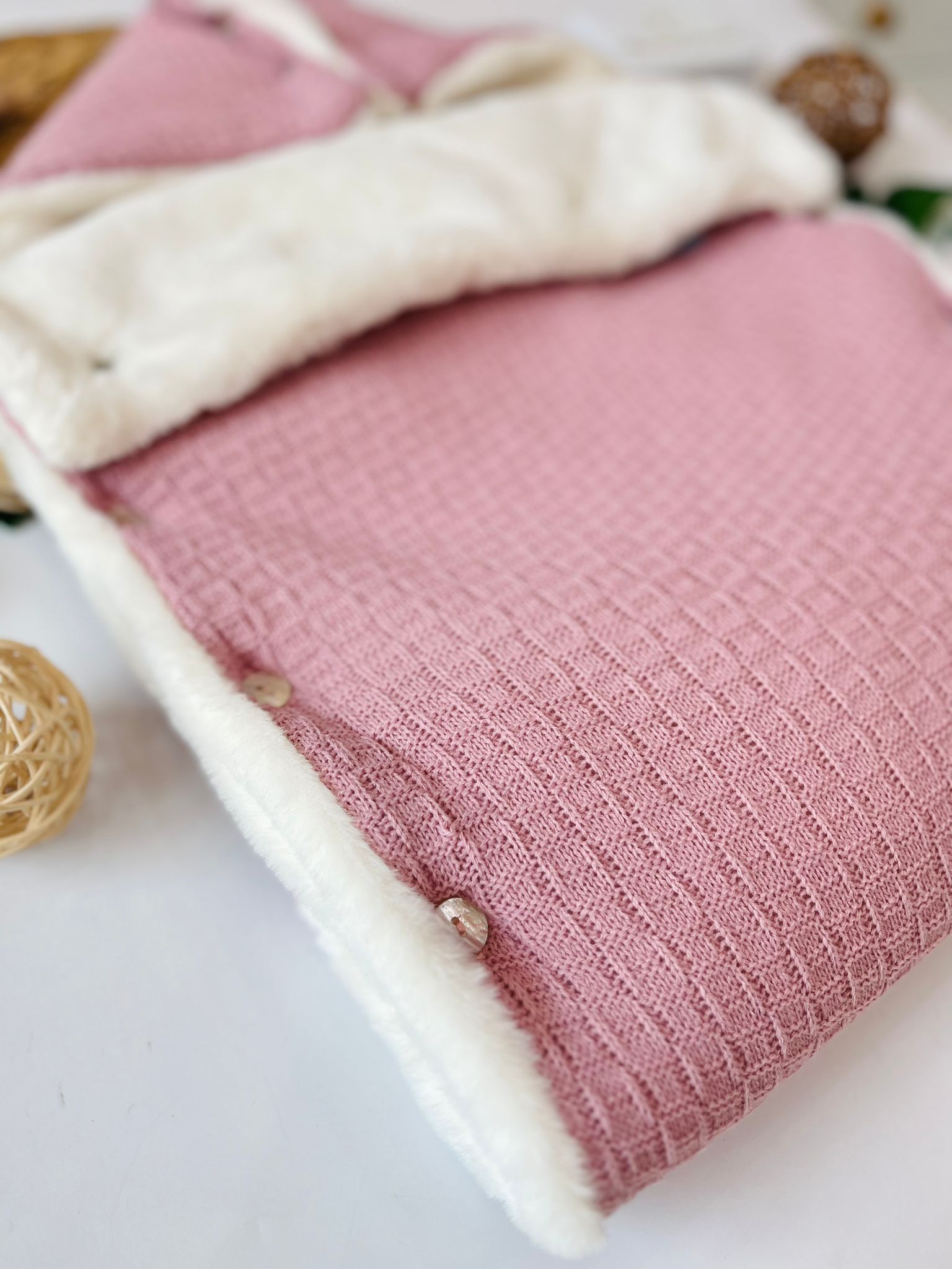 SACCO NANNA FILATO CALDO ROSA DAISY - Noi da piccoli