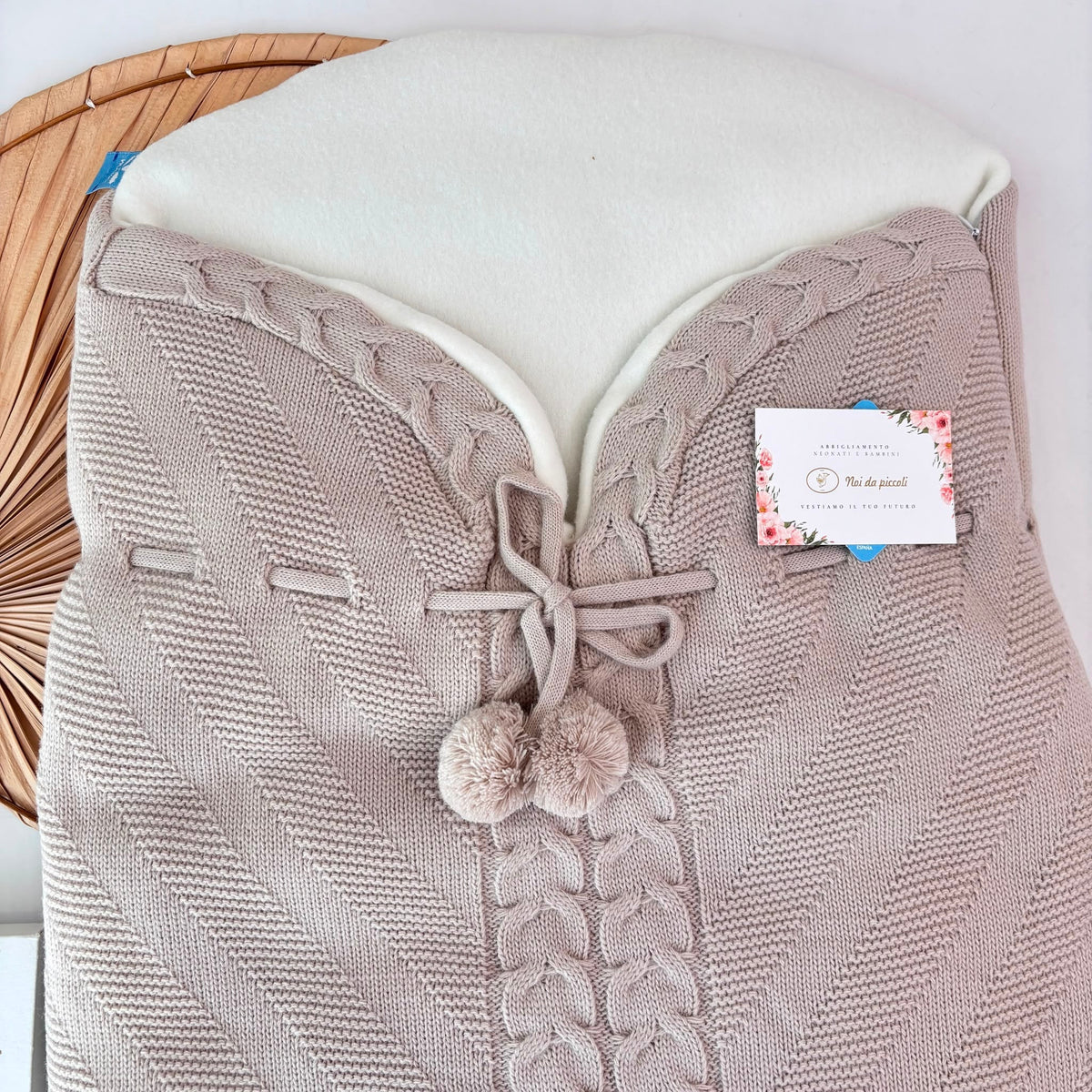 Sacco Nanna in Filato Caldo Beige Sardon - Noi da piccoli