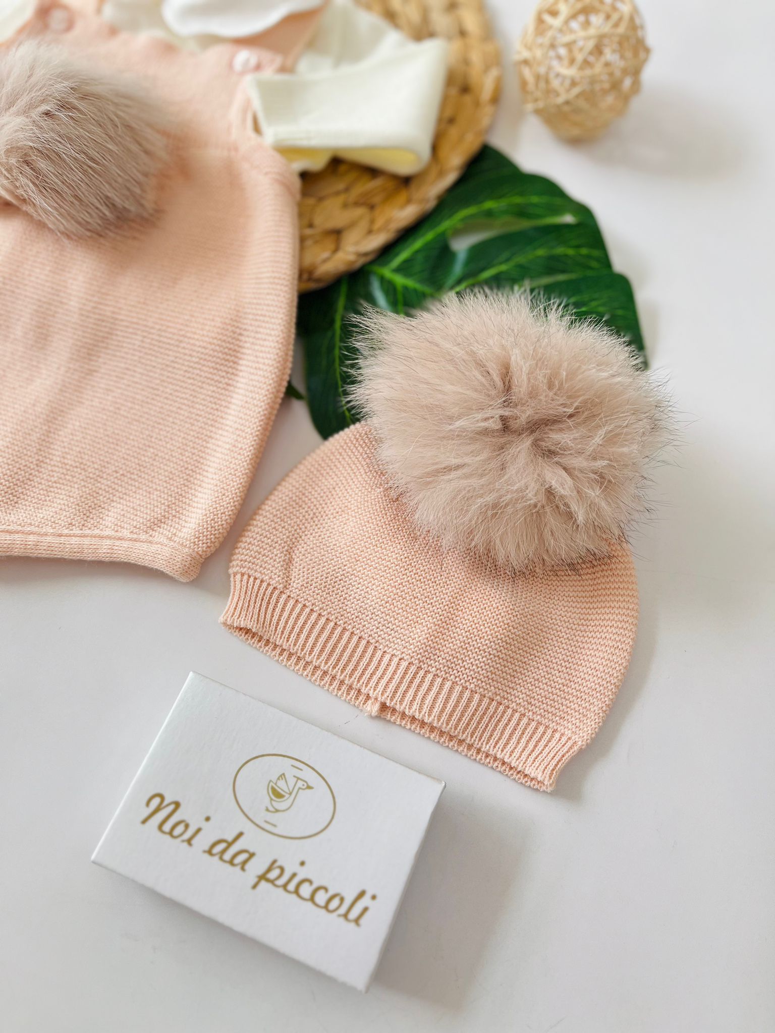 SALOPETTE CON PARURE FILATO CALDO CIPRA PEACH - Noi da piccoli