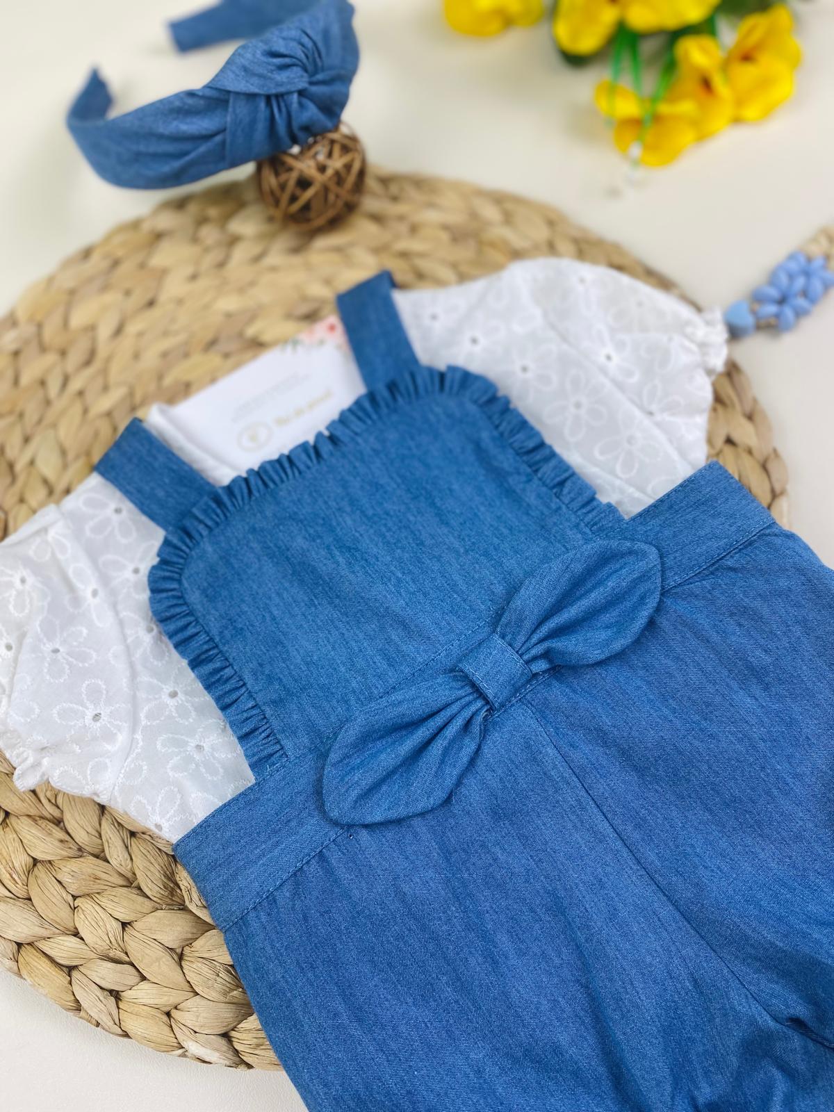 SALOPETTE Cotone Blu - Noi da piccoli