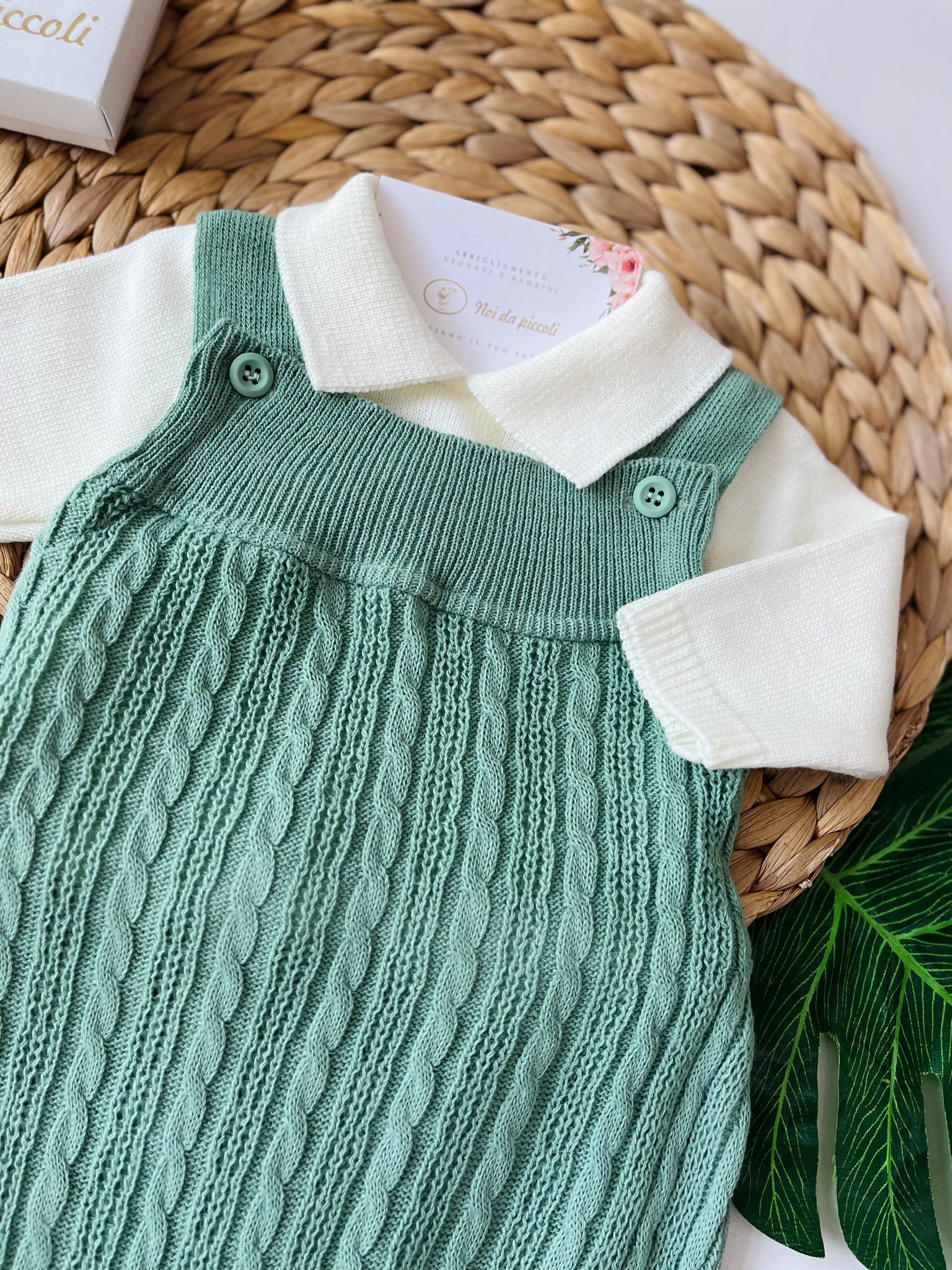 SALOPETTE VERDE PANNA FILATO CALDO - Noi da piccoli