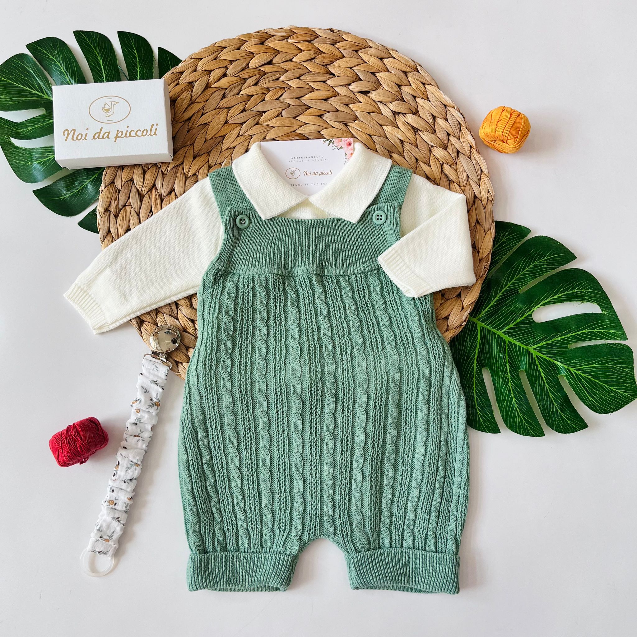 SALOPETTE VERDE PANNA FILATO CALDO - Noi da piccoli