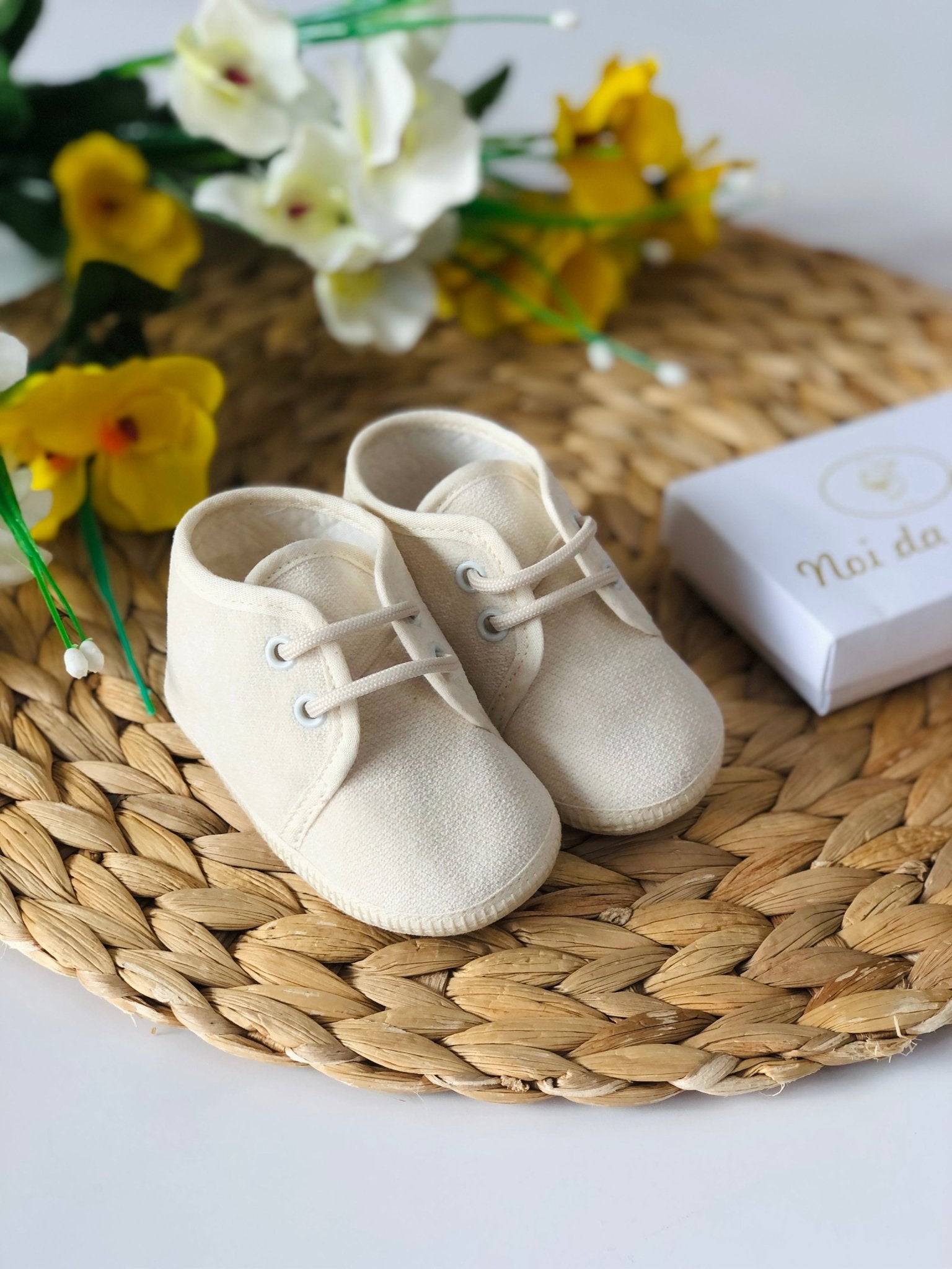 SCARPA BEIGE VELLUTO - Noi da piccoli