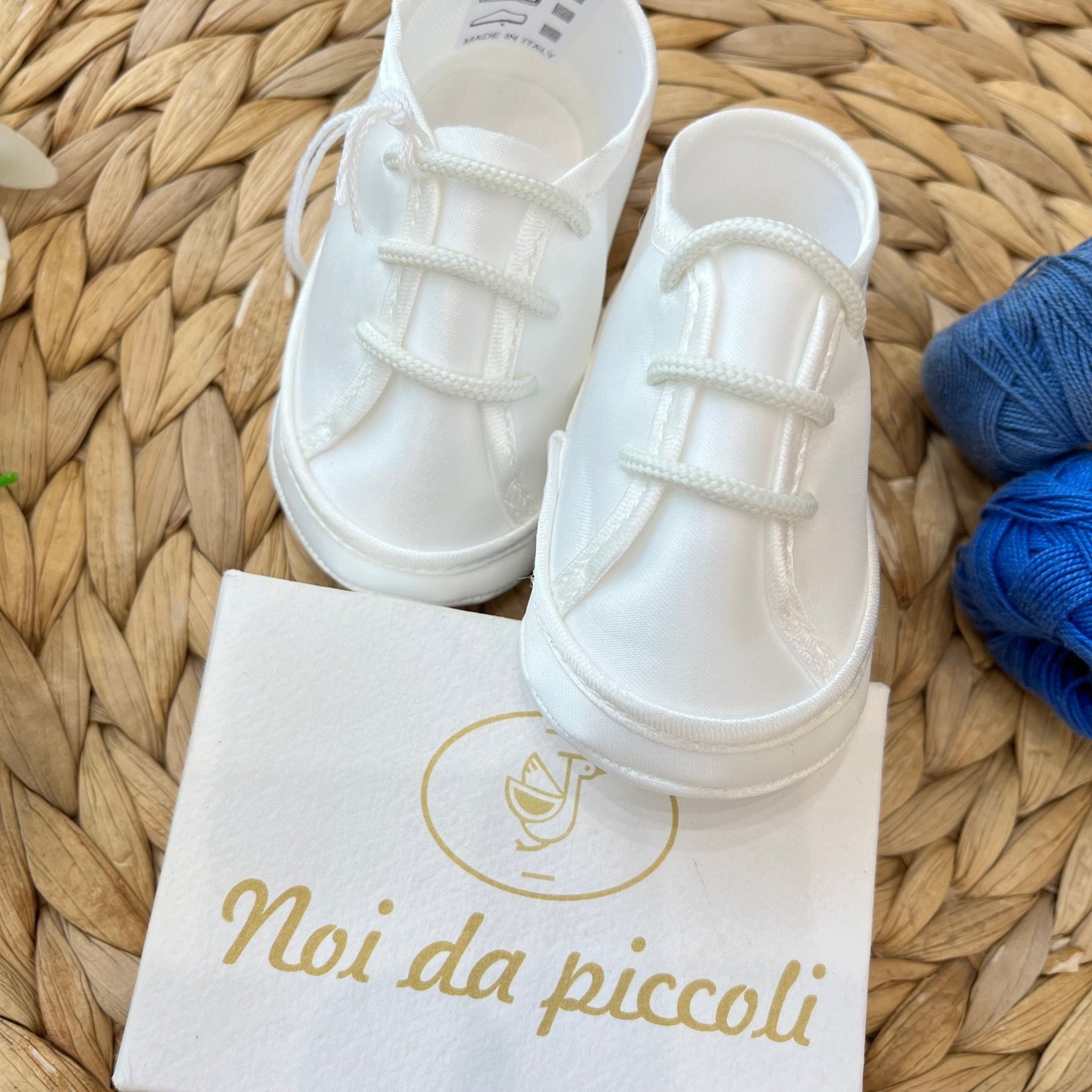 SCARPA BIANCA RASO ELEGANTE - Noi da piccoli