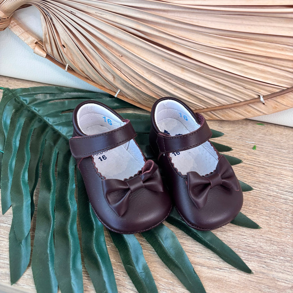 Scarpa Culla Fiocchetto Bordeaux Sardon