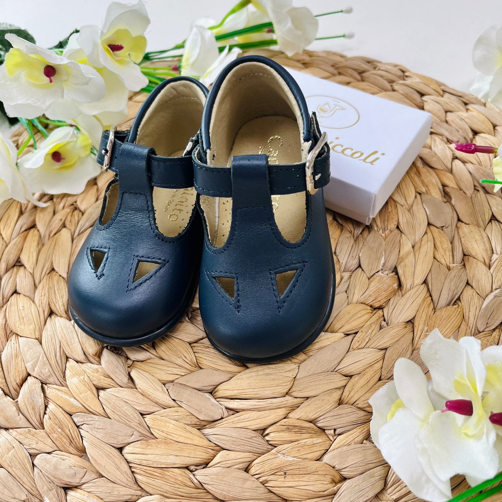 SCARPA PRIMI PASSI OCCHIELLO NAVY - Noi da piccoli