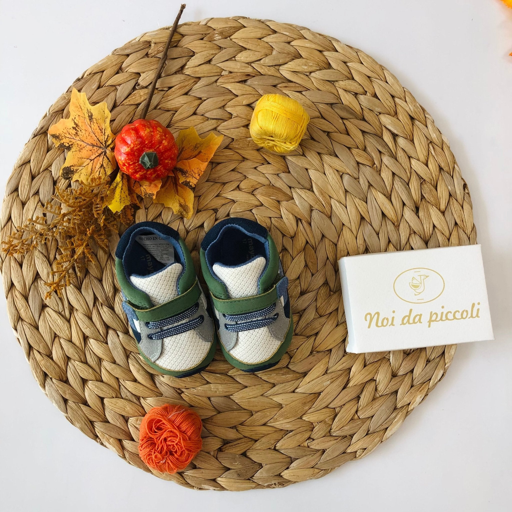 SCARPA SNEAKERS VERDE E BLU - Noi da piccoli