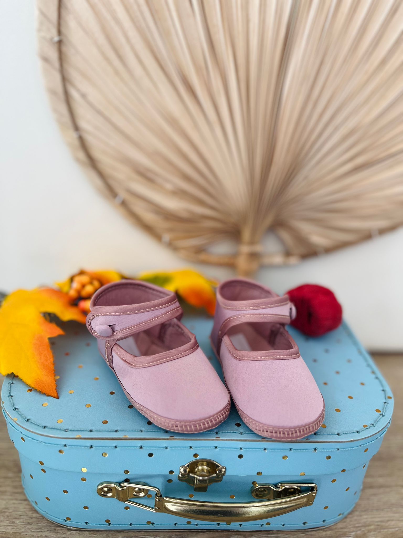 SCARPINE CERIMONIALI ROSA SCURO - Noi da piccoli