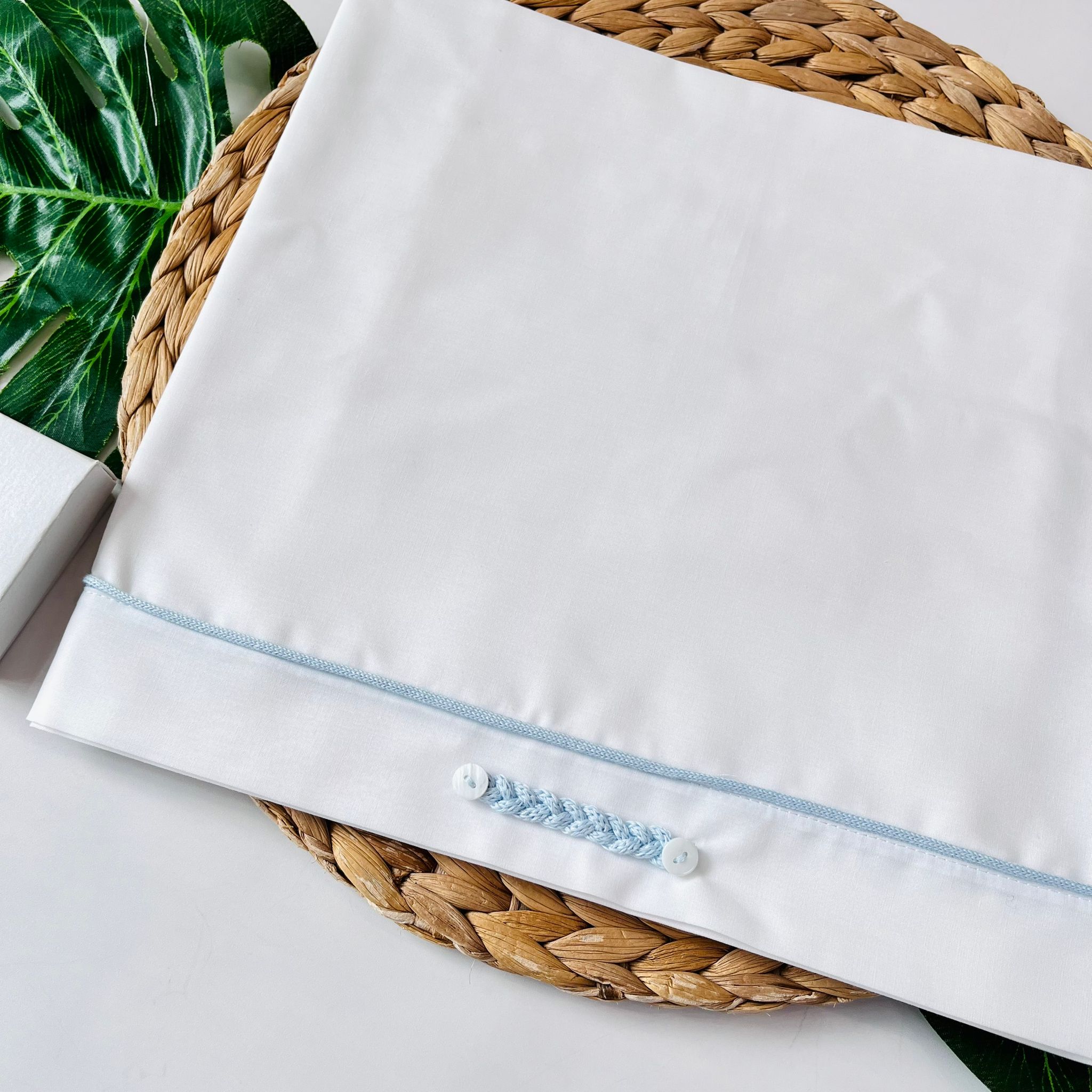 SET LENZUOLA 100 % COTONE BIANCO - Noi da piccoli