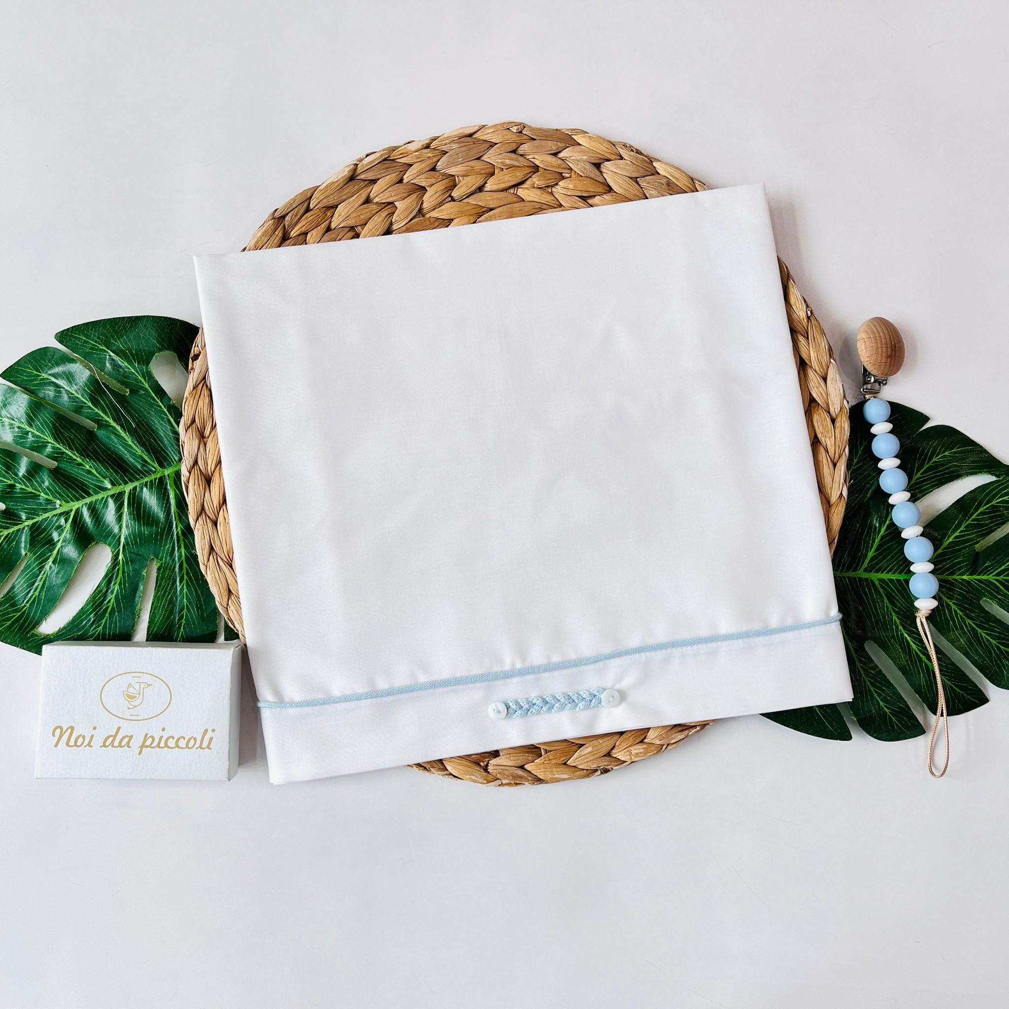 SET LENZUOLA 100 % COTONE BIANCO - Noi da piccoli