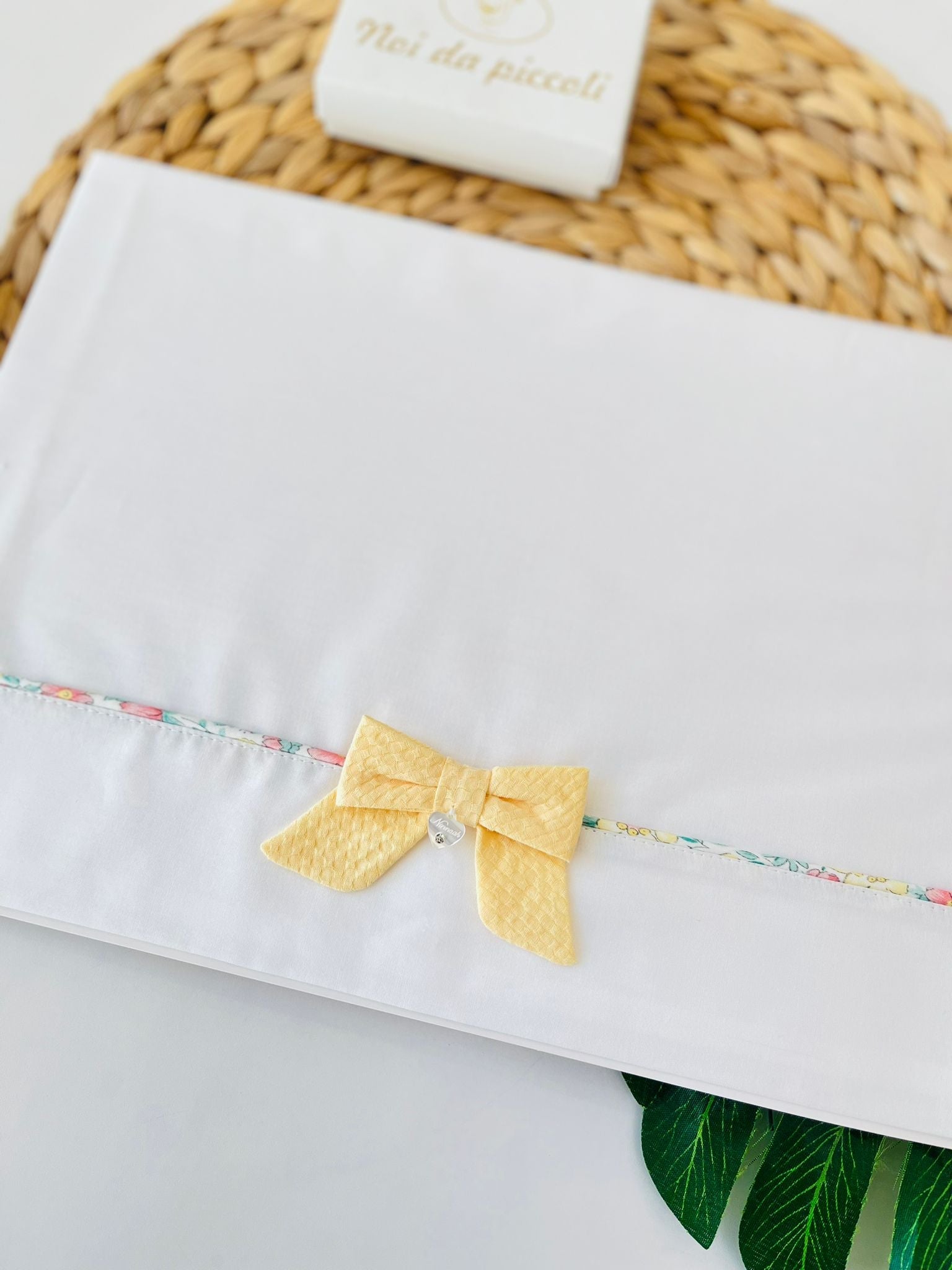 SET LENZUOLA 100 % COTONE BIANCO - Noi da piccoli