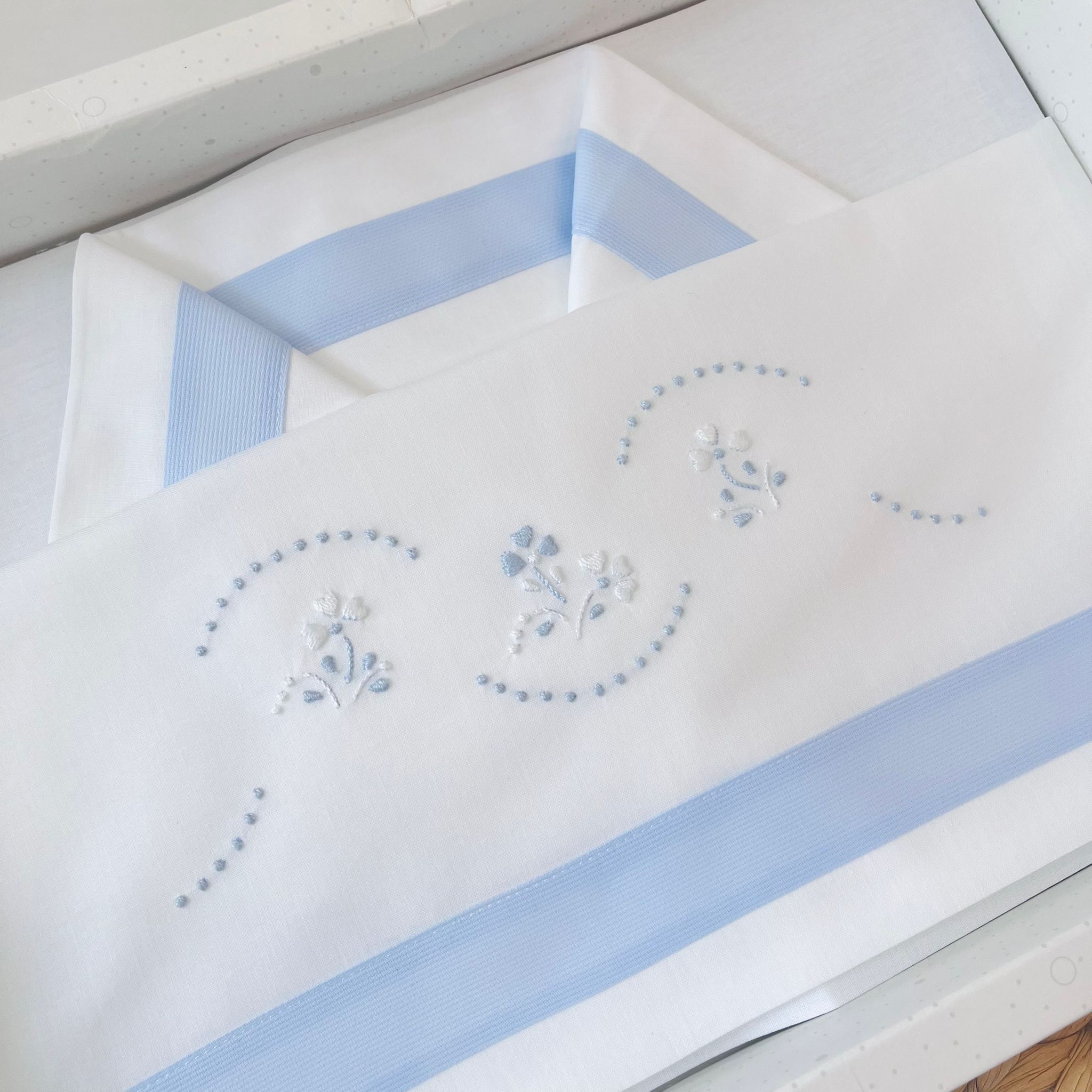 SET LENZUOLA 100 % COTONE FAIRY CIELO - Noi da piccoli