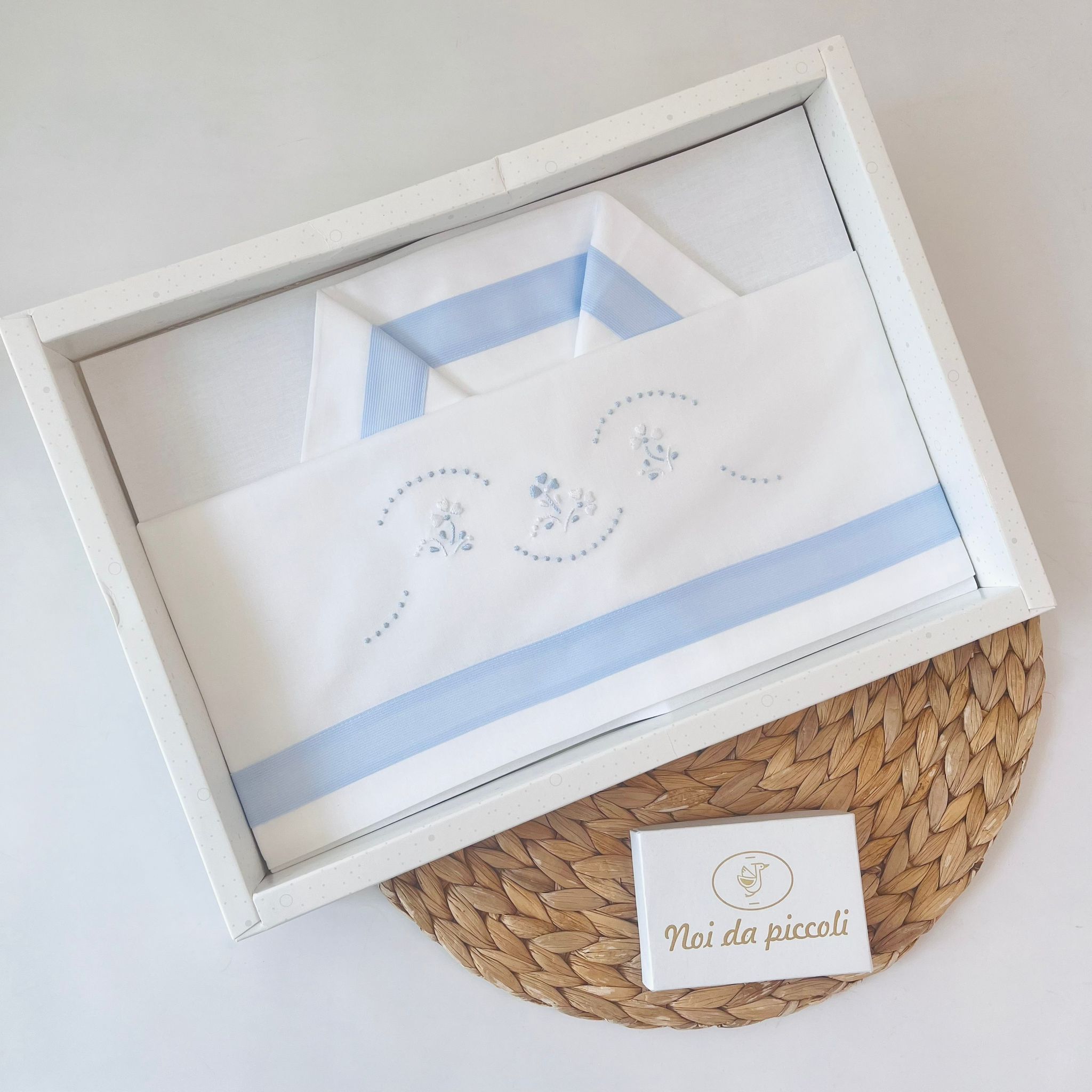 SET LENZUOLA 100 % COTONE FAIRY CIELO - Noi da piccoli