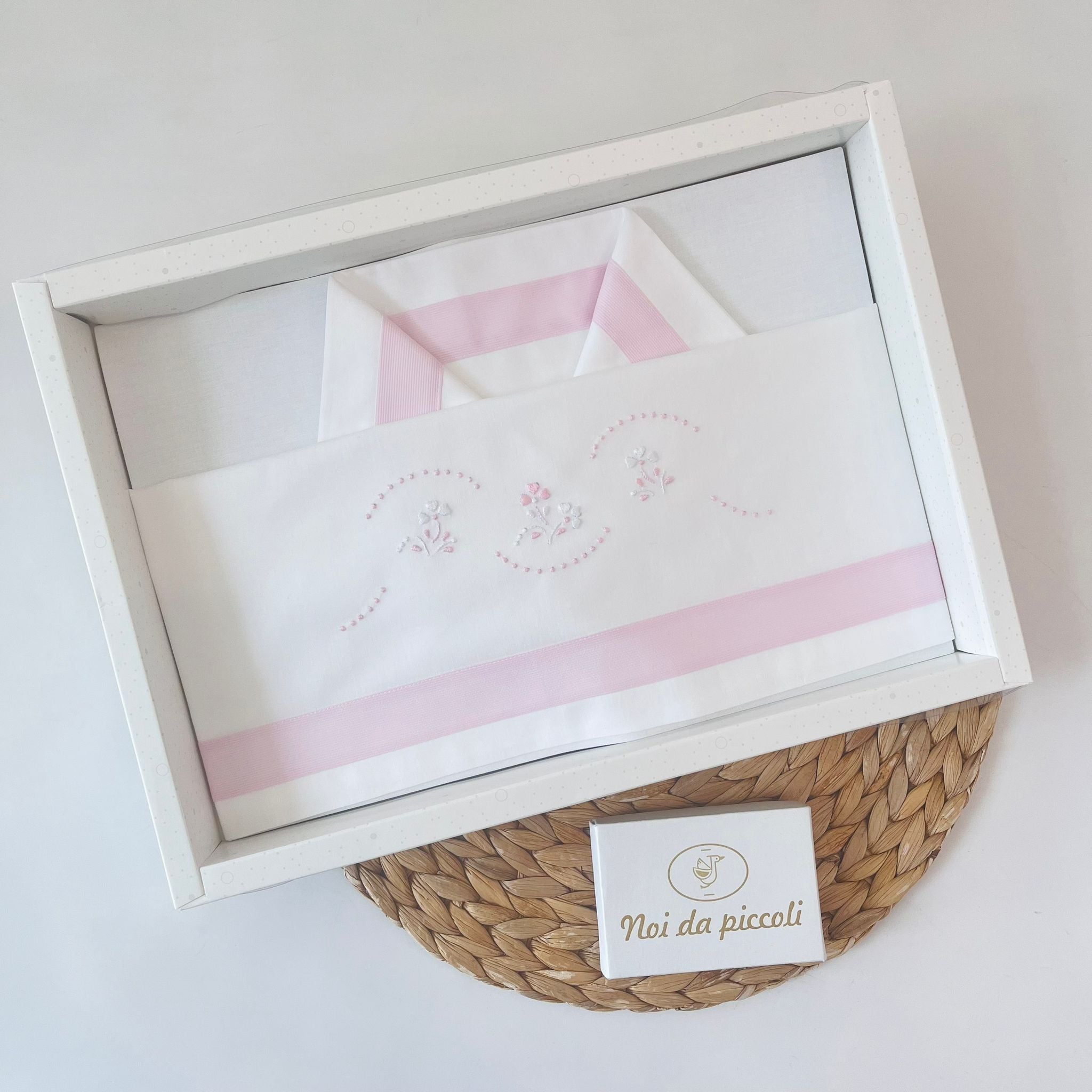 SET LENZUOLA 100 % COTONE FAIRY ROSA - Noi da piccoli