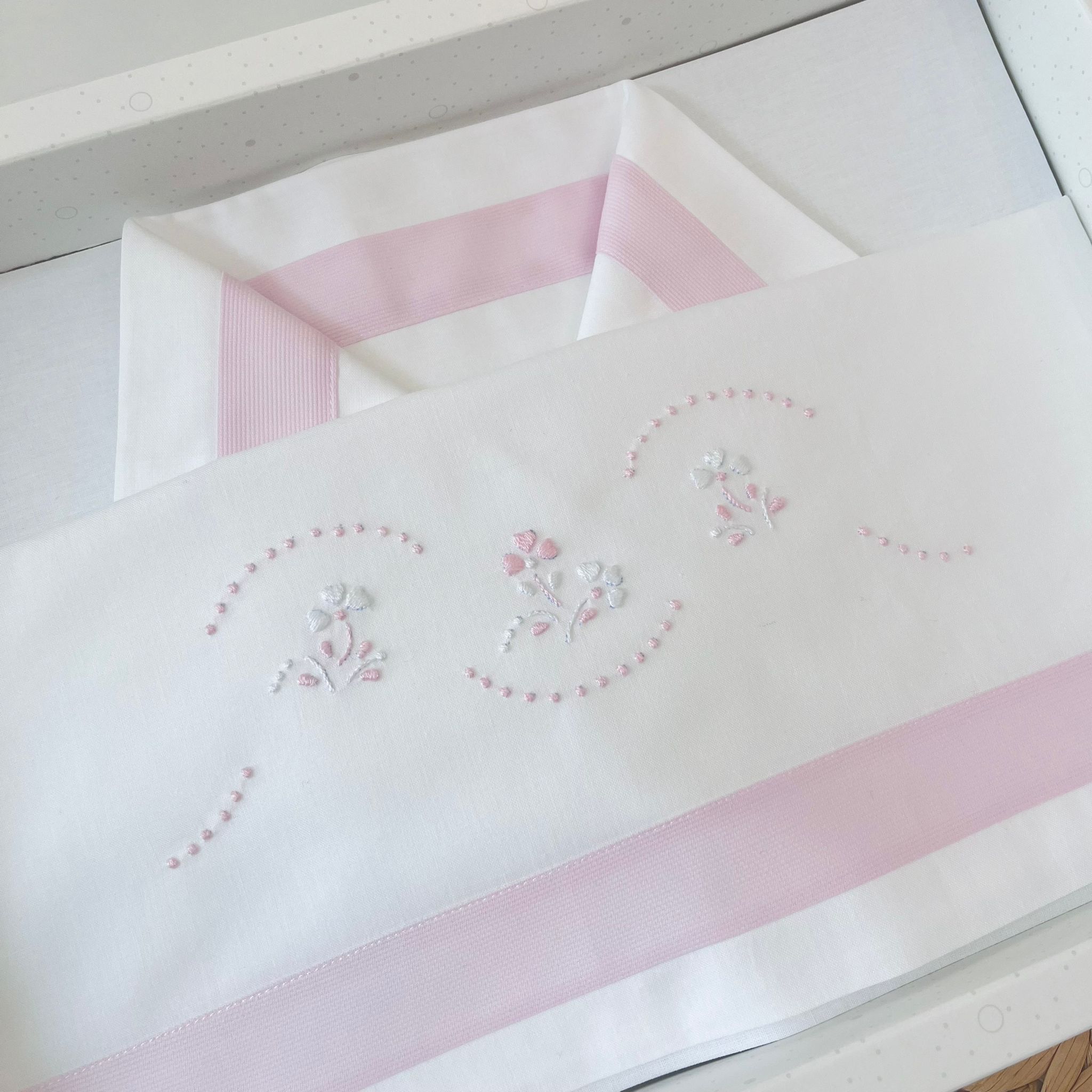 SET LENZUOLA 100 % COTONE FAIRY ROSA - Noi da piccoli