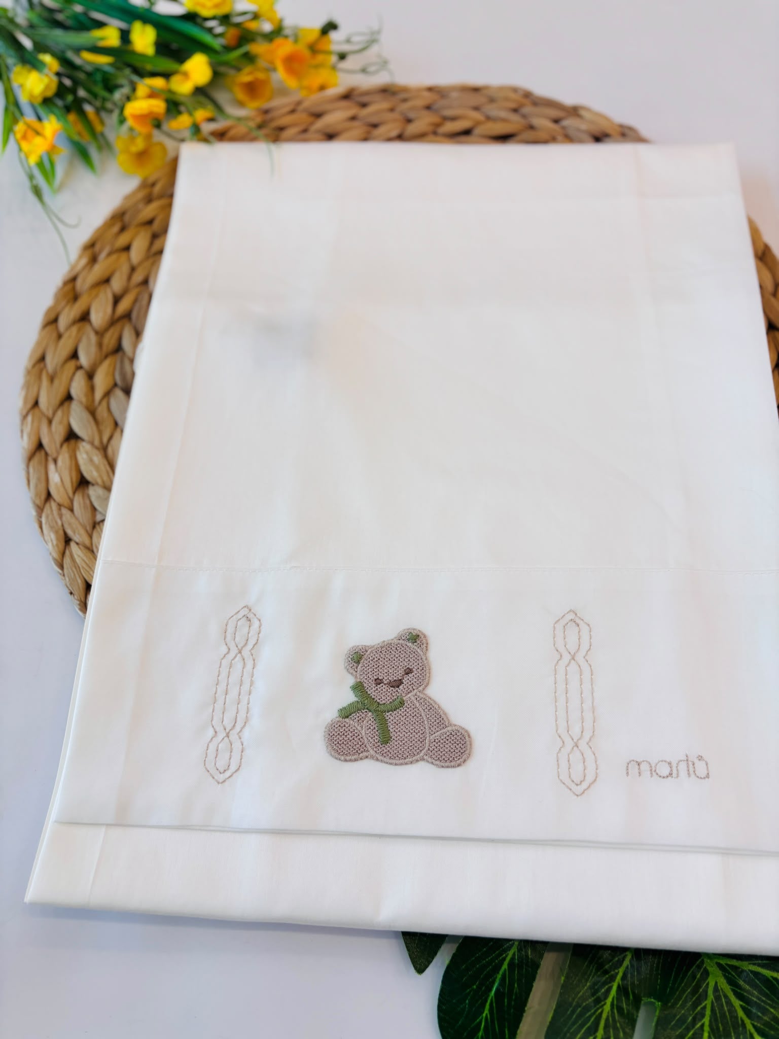 SET LENZUOLA 100 % COTONE PANNA - Noi da piccoli