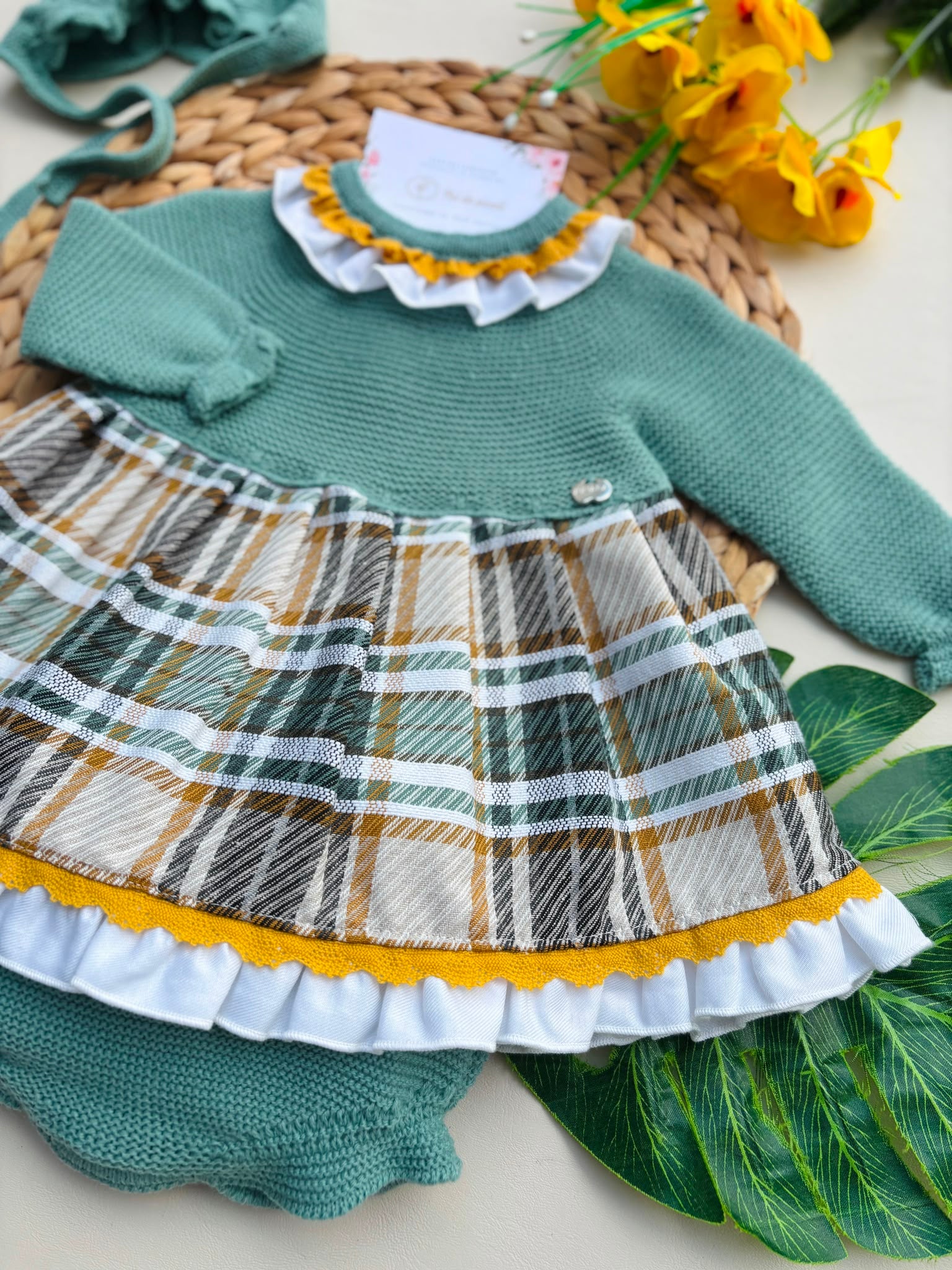 completo 2 pz FILATO CALDO VERDE