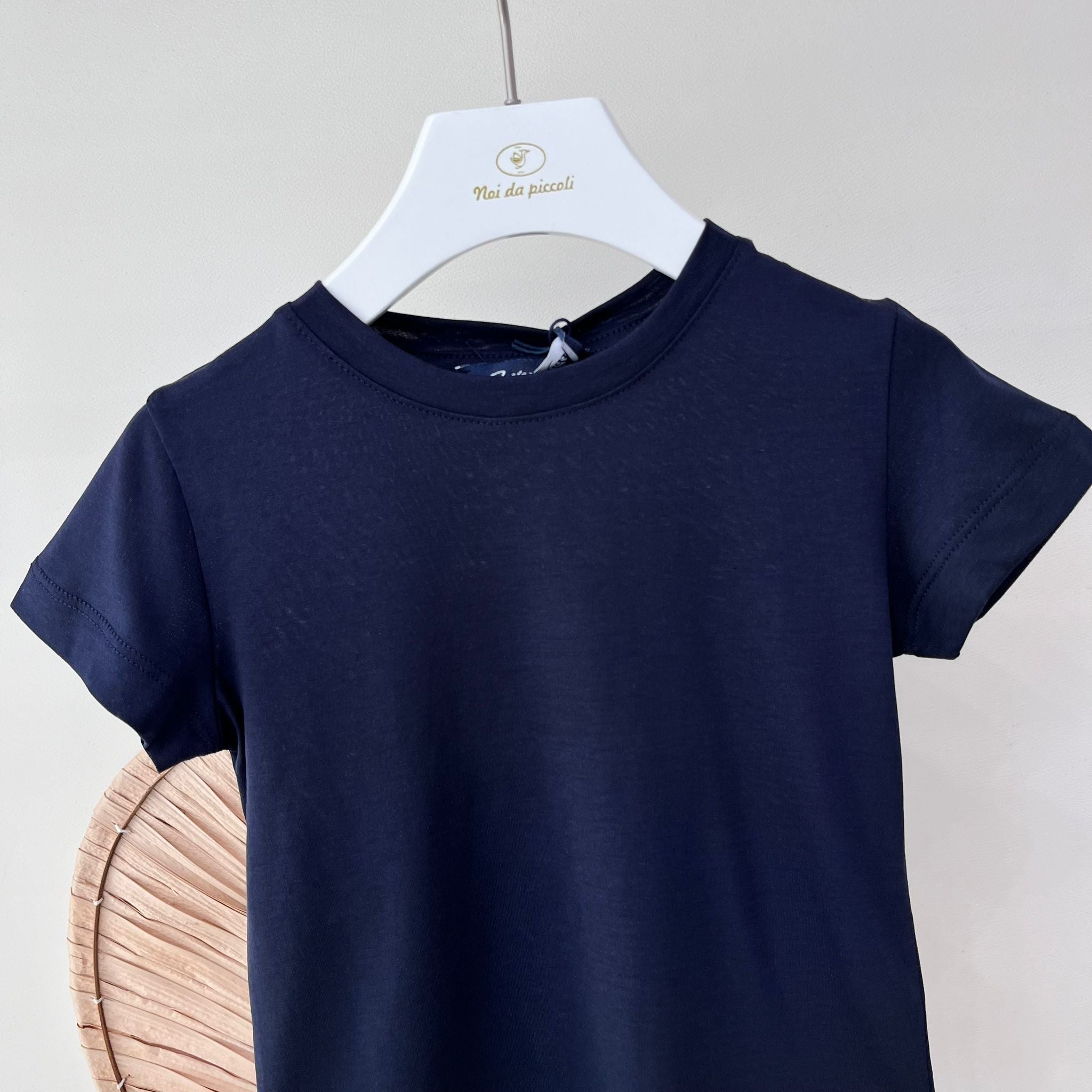 T - SHIRT IN COTONE BLU - Noi da piccoli