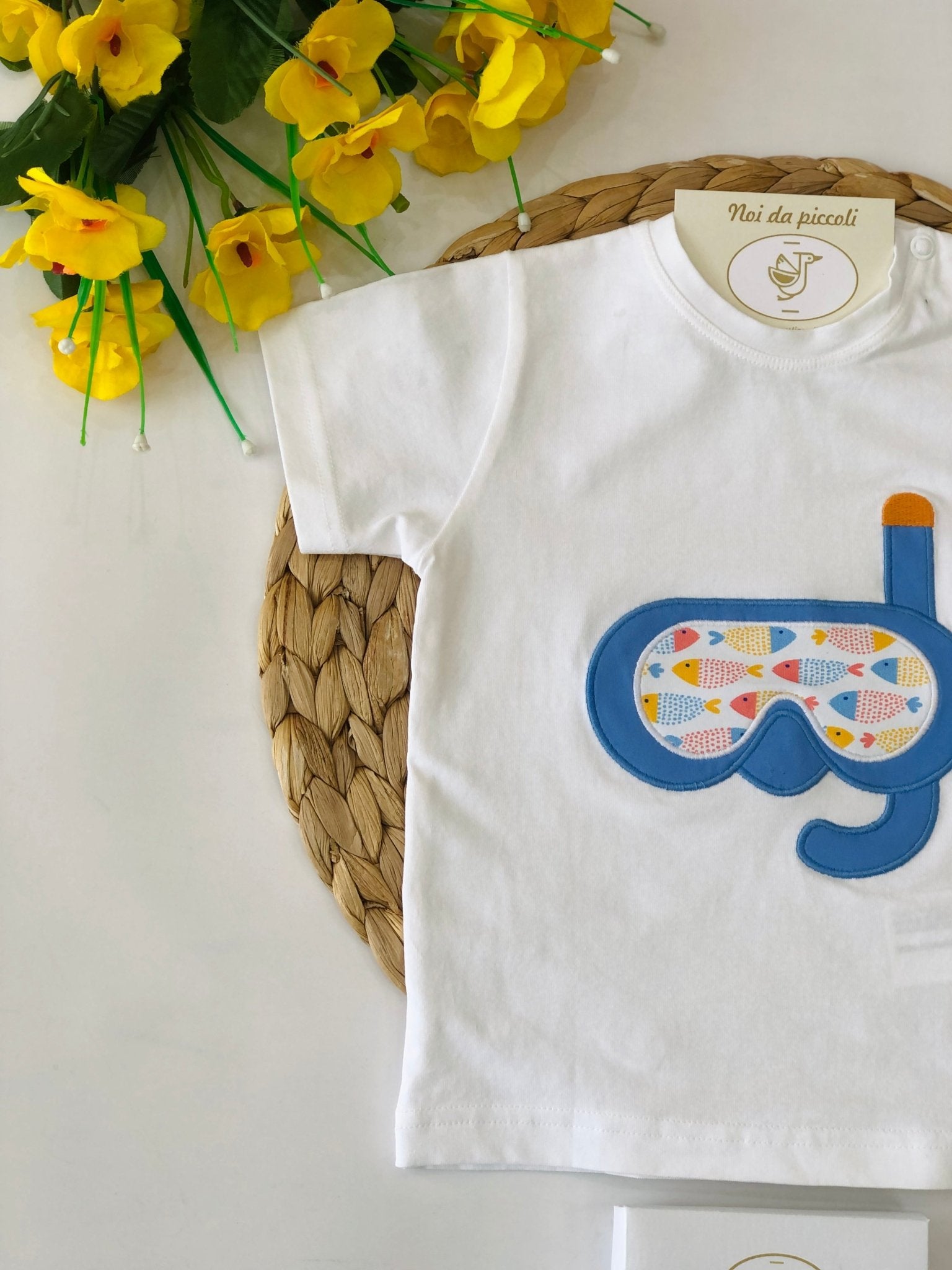 T-SHIRT PESCIOLINO COTONE - Noi da piccoli