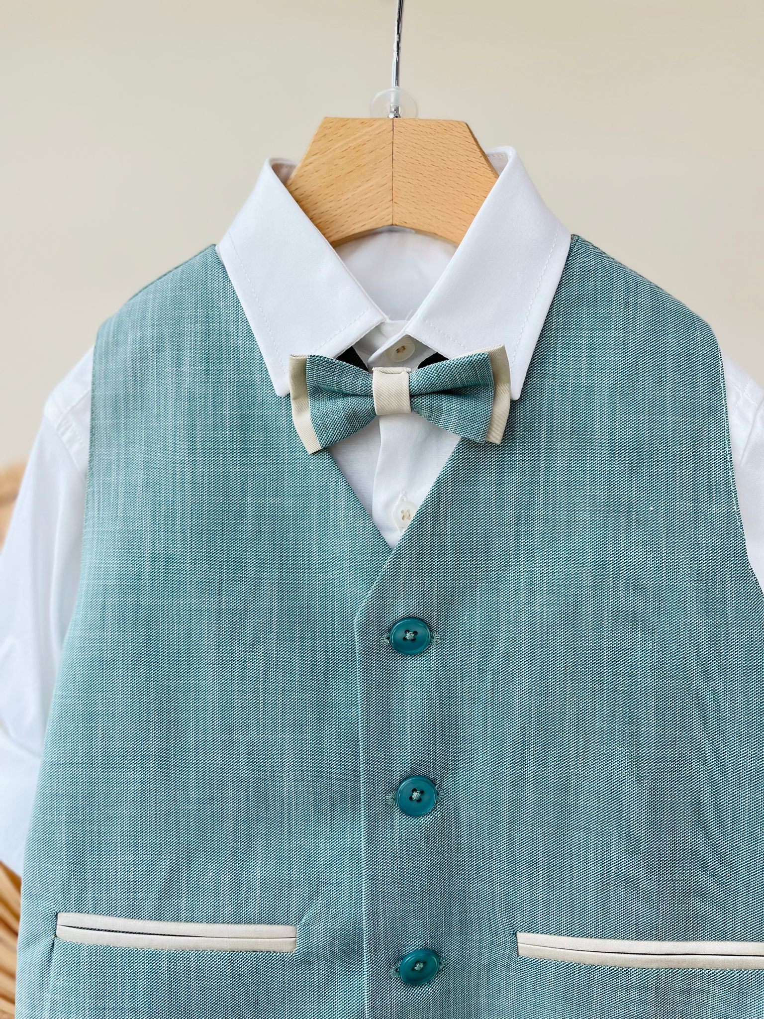 COMPLETO 4 PZ CERIMONIALE MARK  VERDE