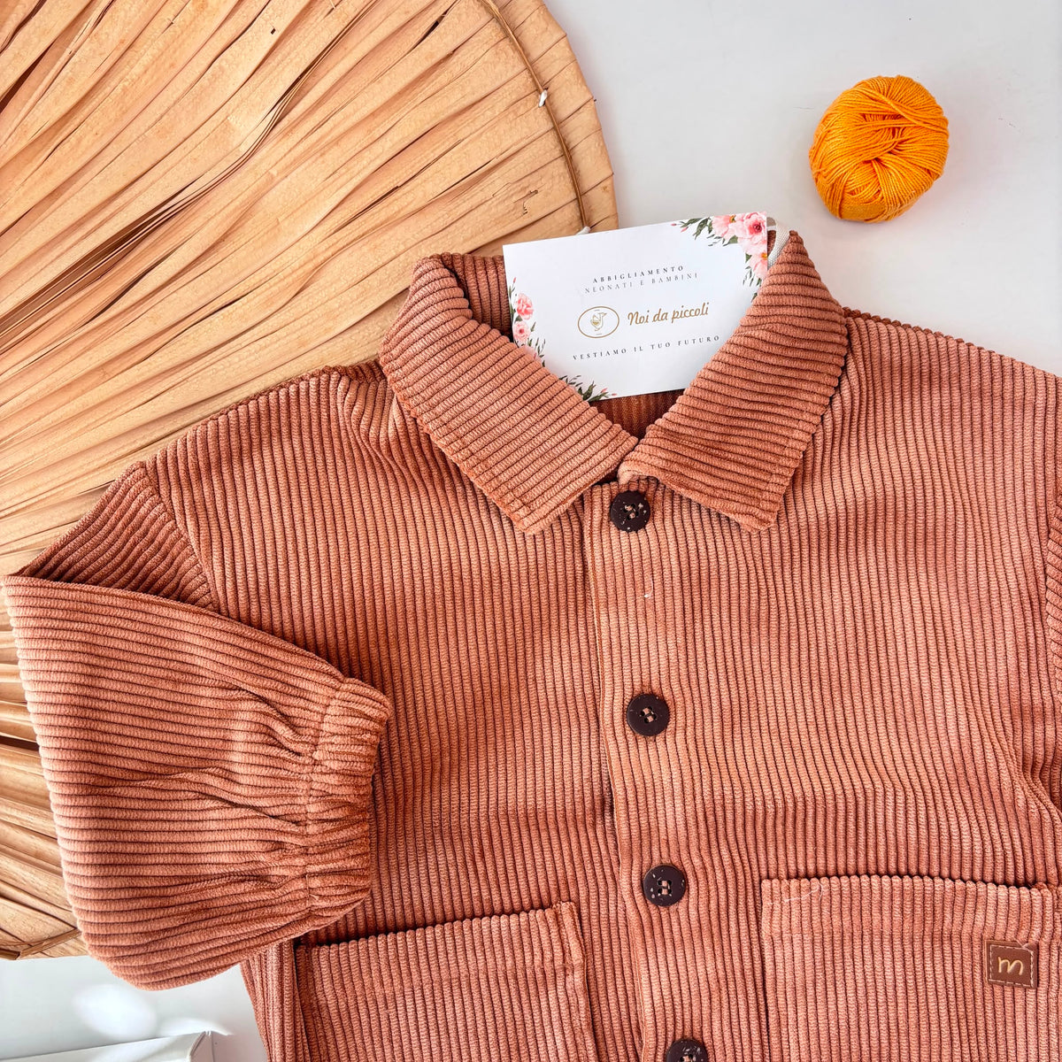 CAMICIA IN COTONE CALDO RUGGINE