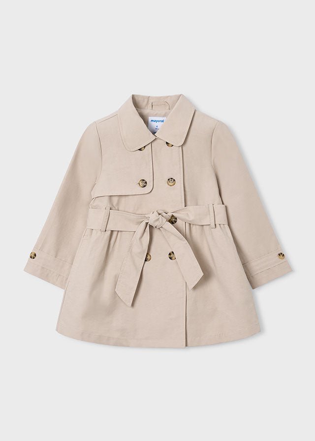 TRENCH CON BOTTONCINI BEIGE - Noi da piccoli