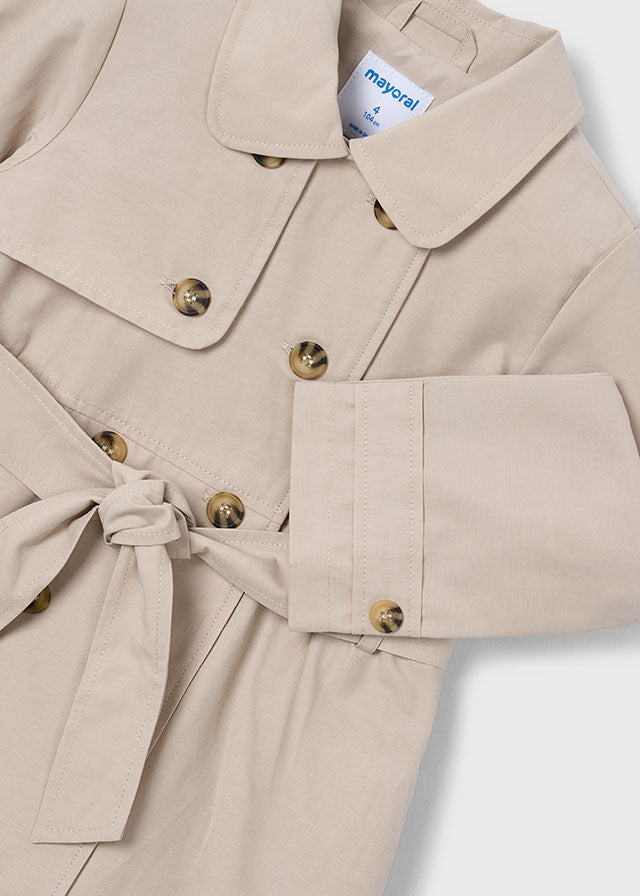 TRENCH CON BOTTONCINI BEIGE - Noi da piccoli