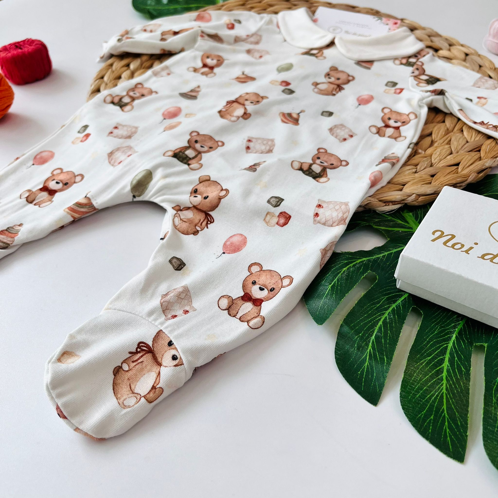 TUTINA 100% BAMBOO BIANCO ORSETTO VINTAGE - Noi da piccoli