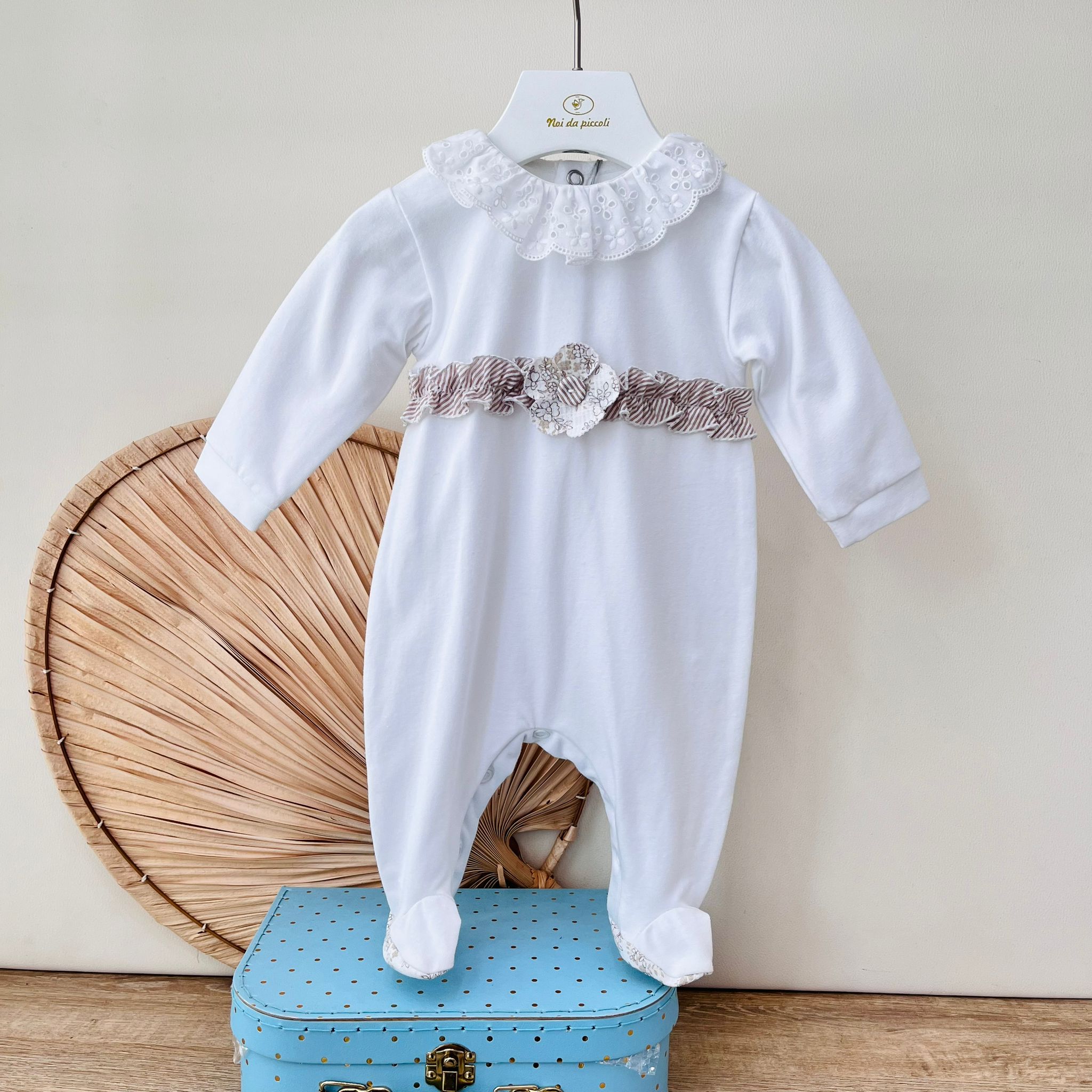 TUTINA 100 % COTONE BIANCO - Noi da piccoli