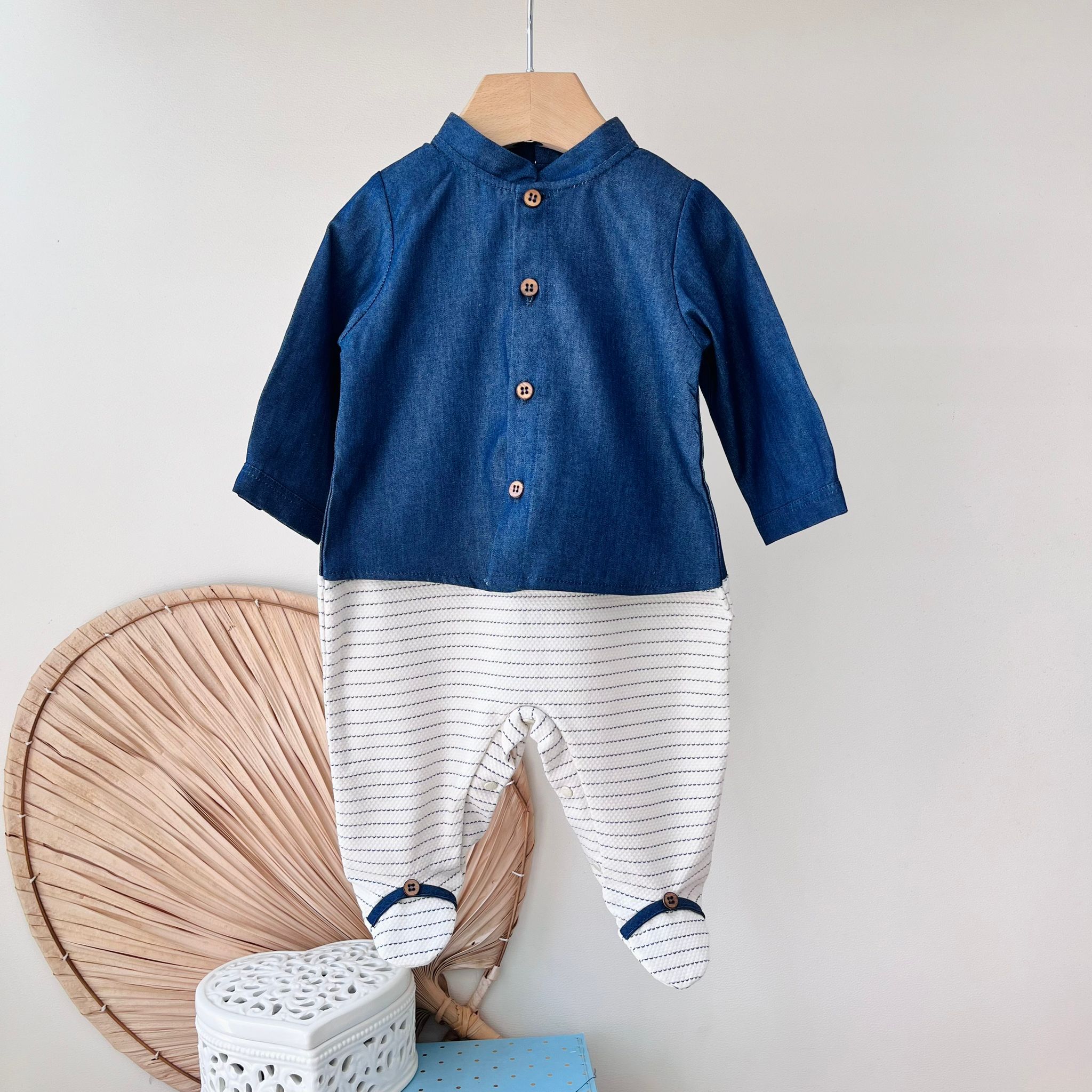 TUTINA 100 % COTONE BLU BABY BOY - Noi da piccoli
