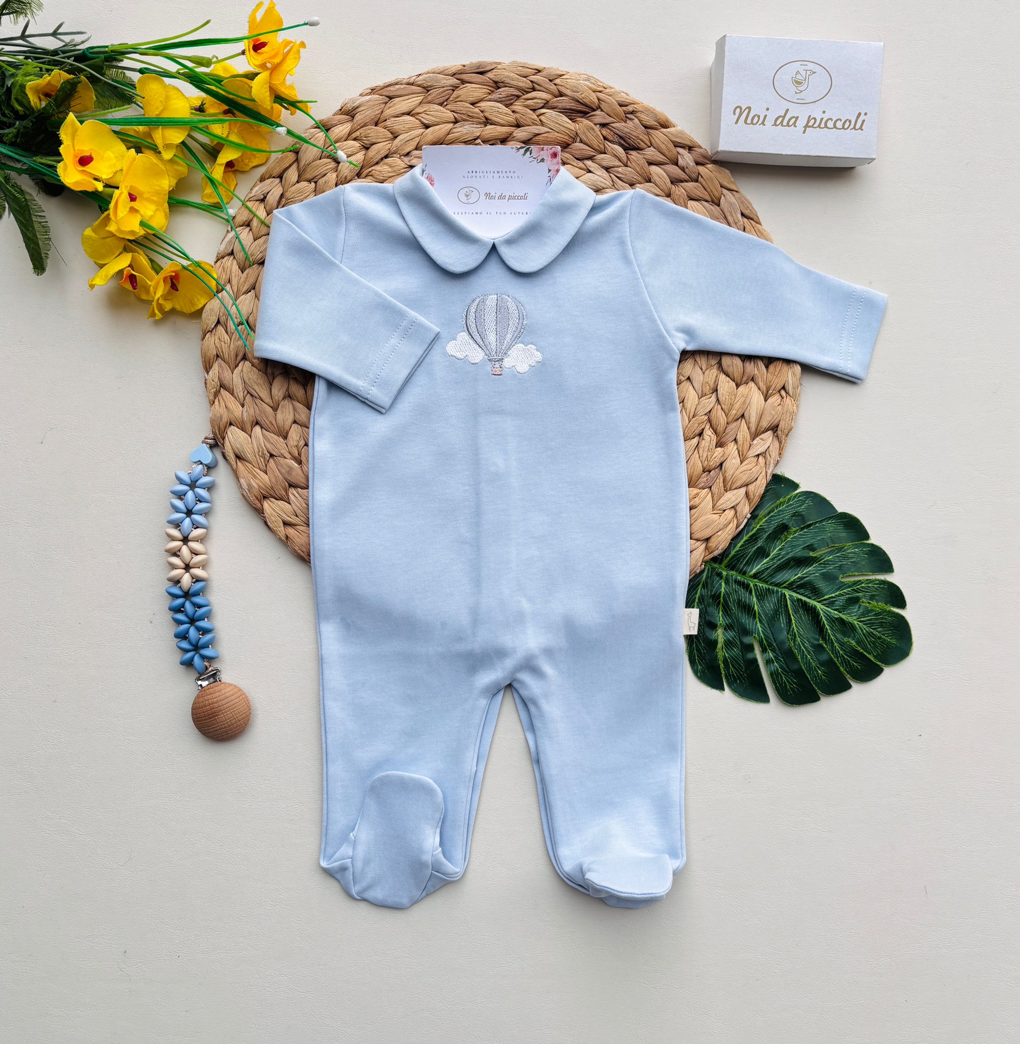 TUTINA 100 % COTONE CIELO - Noi da piccoli