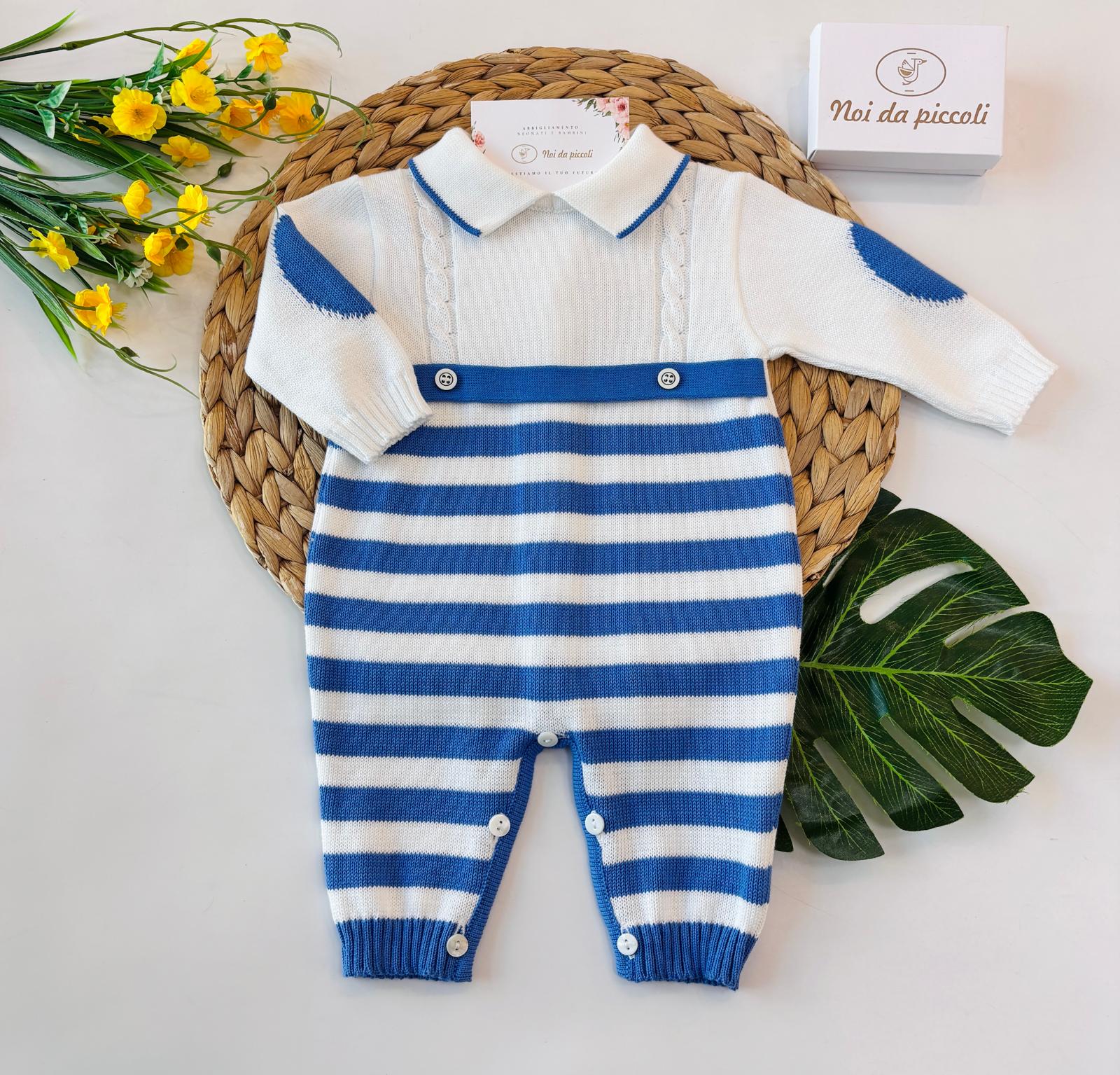 TUTINA 100% FILO DI COTONE BIANCO CIELO - Noi da piccoli