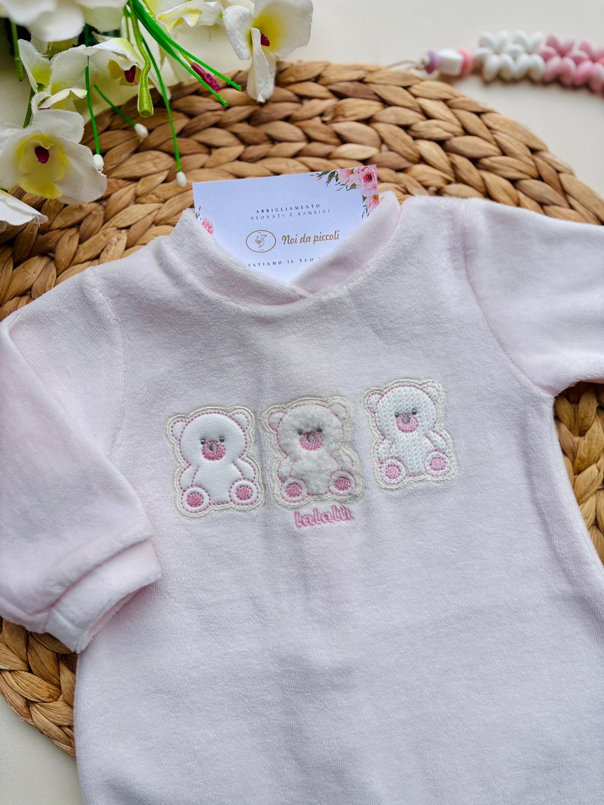 TUTINA 3 ORSETTI CINIGLIA ROSA - Noi da piccoli