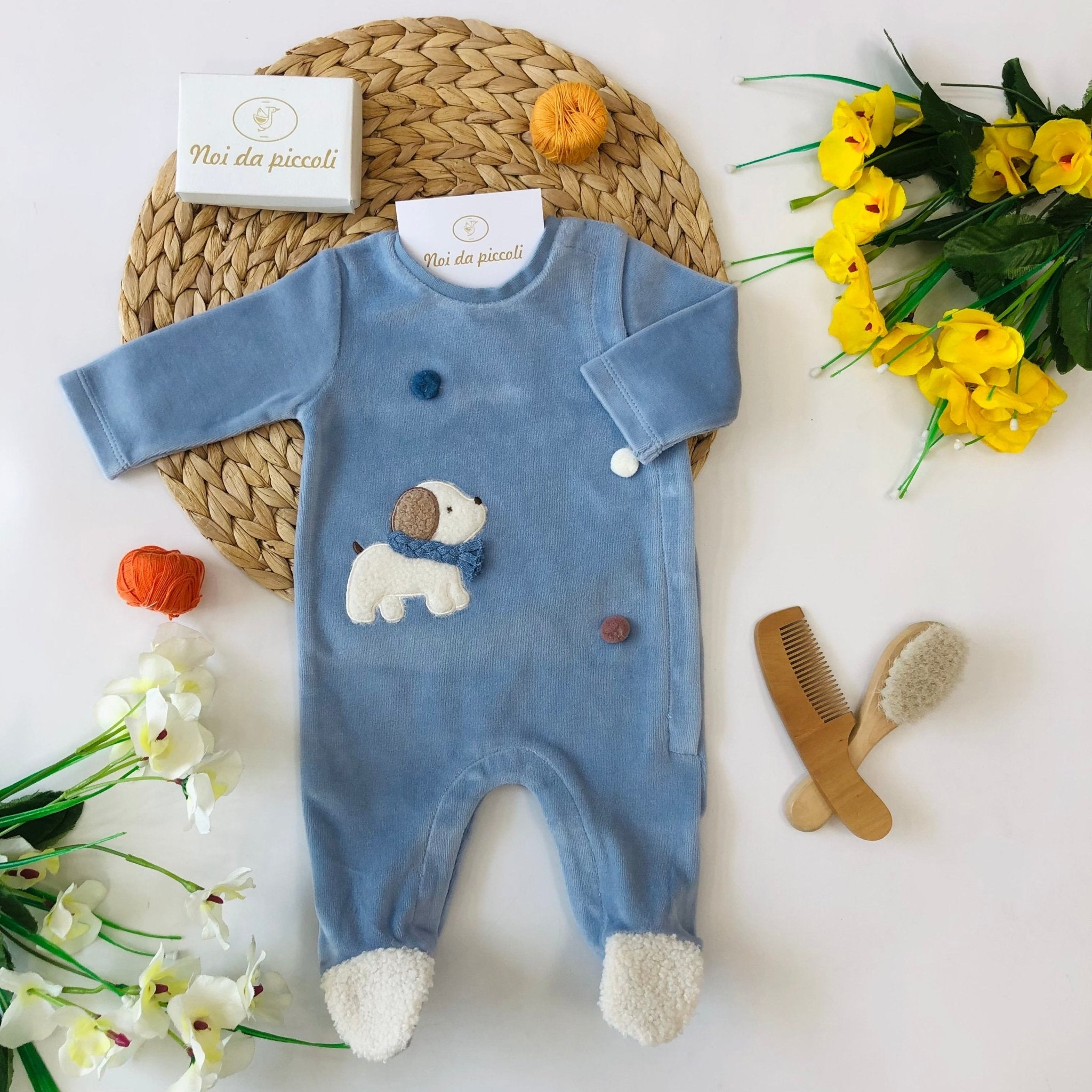 TUTINA ANTIPANICO CINIGLIA VELOUR ONESIE - Noi da piccoli