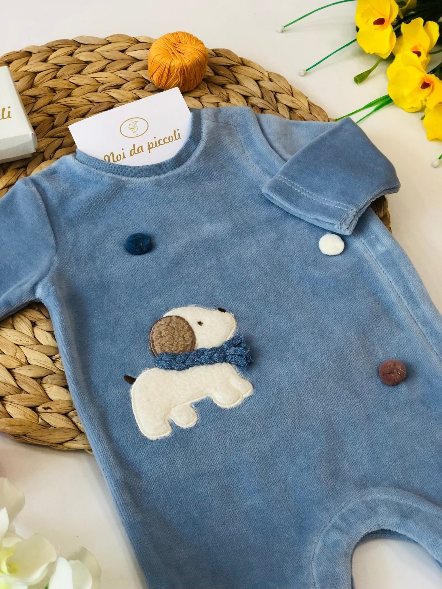 TUTINA ANTIPANICO CINIGLIA VELOUR ONESIE - Noi da piccoli