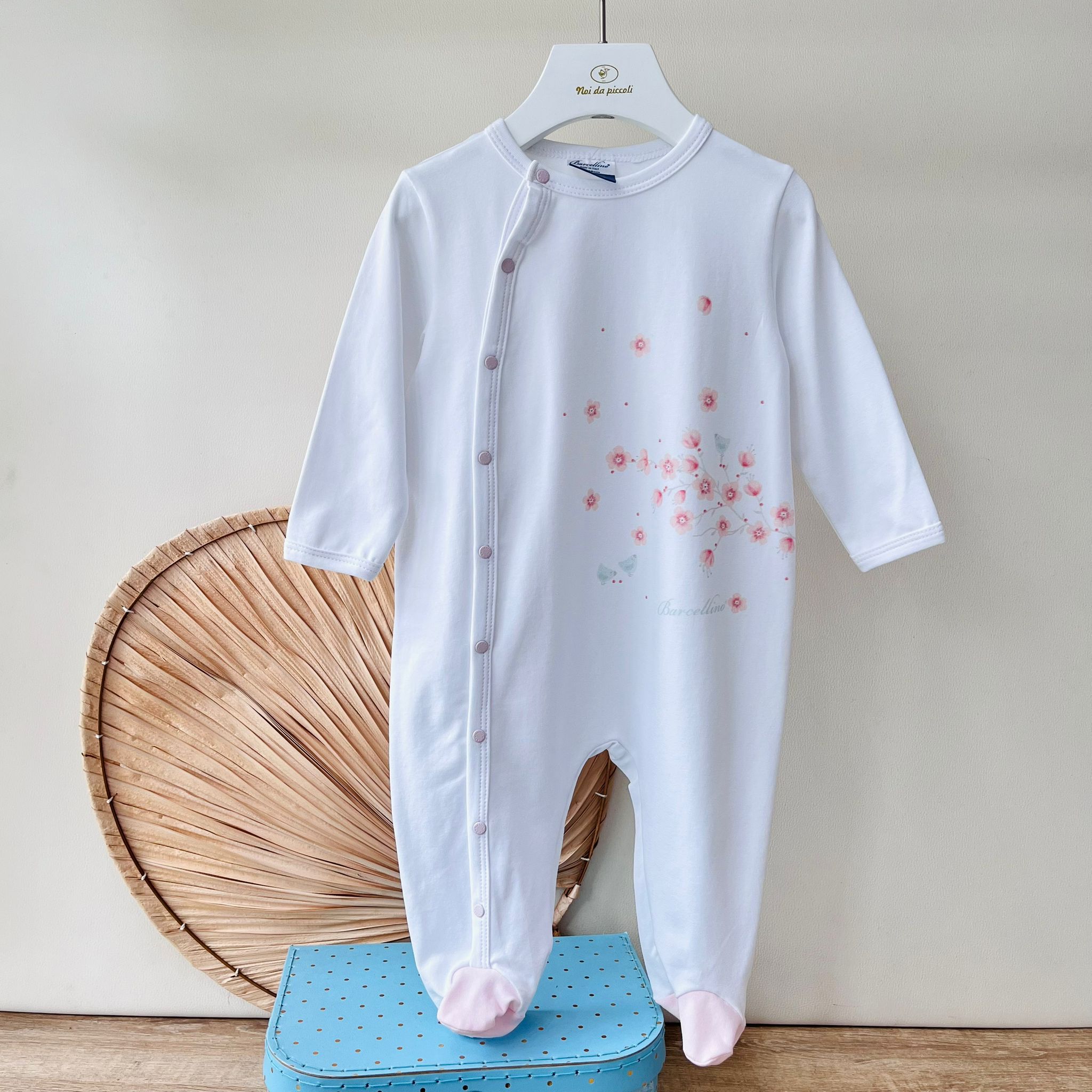 TUTINA ANTIPANICO IN COTONE BIANCO - Noi da piccoli