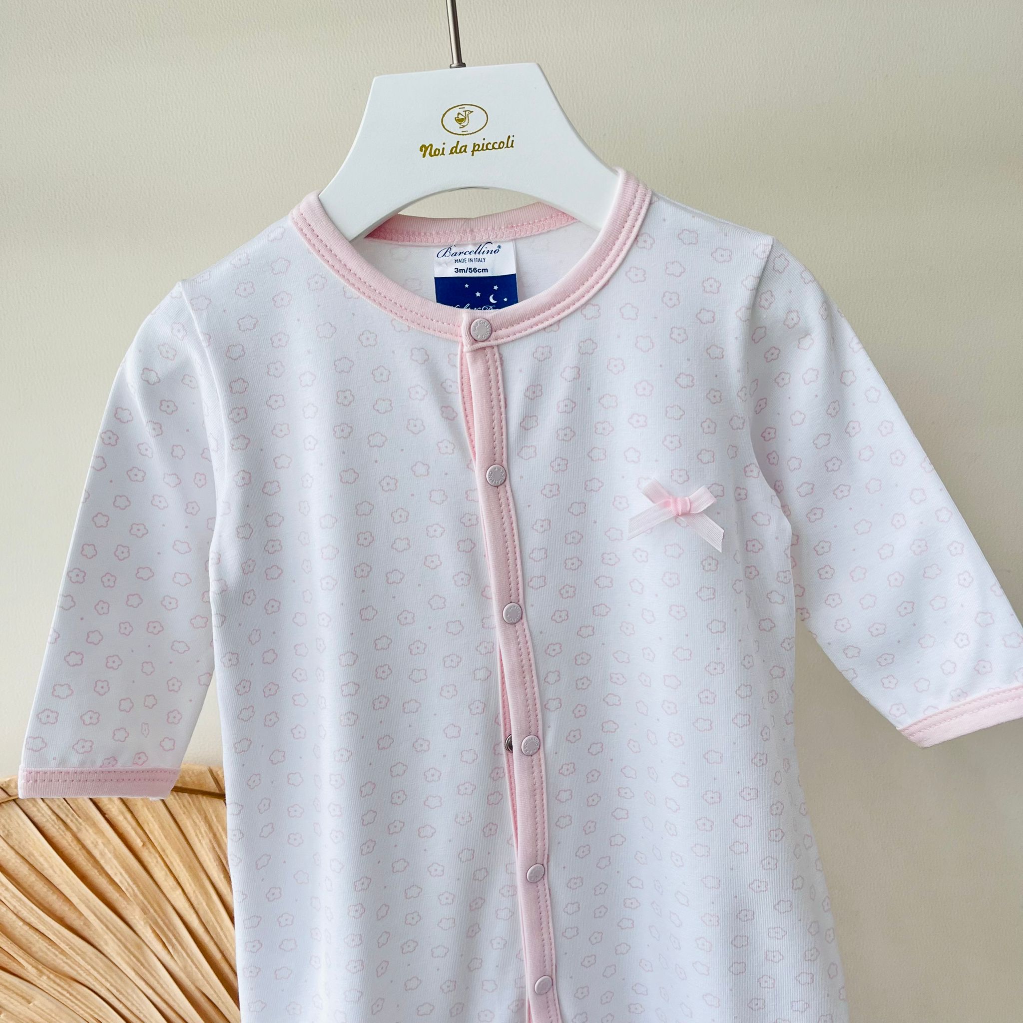 TUTINA ANTIPANICO IN COTONE BIANCO - Noi da piccoli